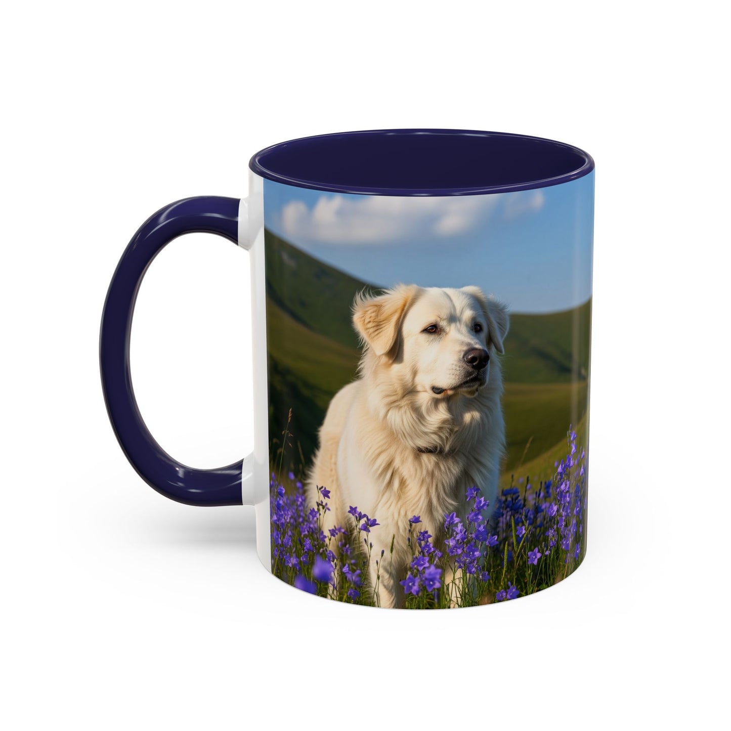 Mug à café avec motif Berger des Carpates roumain - Cadeau idéal pour les amoureux des chiens