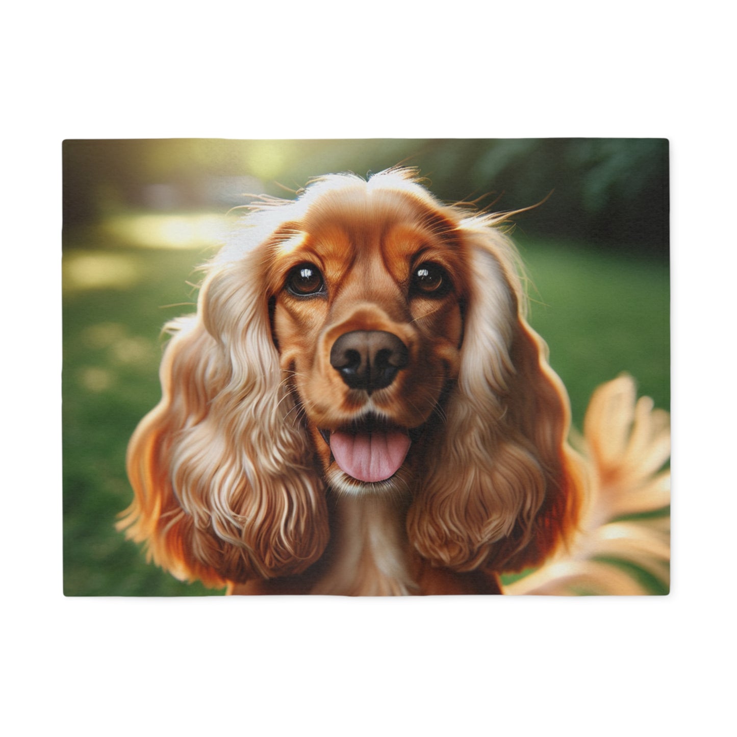 English Cocker Spaniel Sweatshirt Blanket