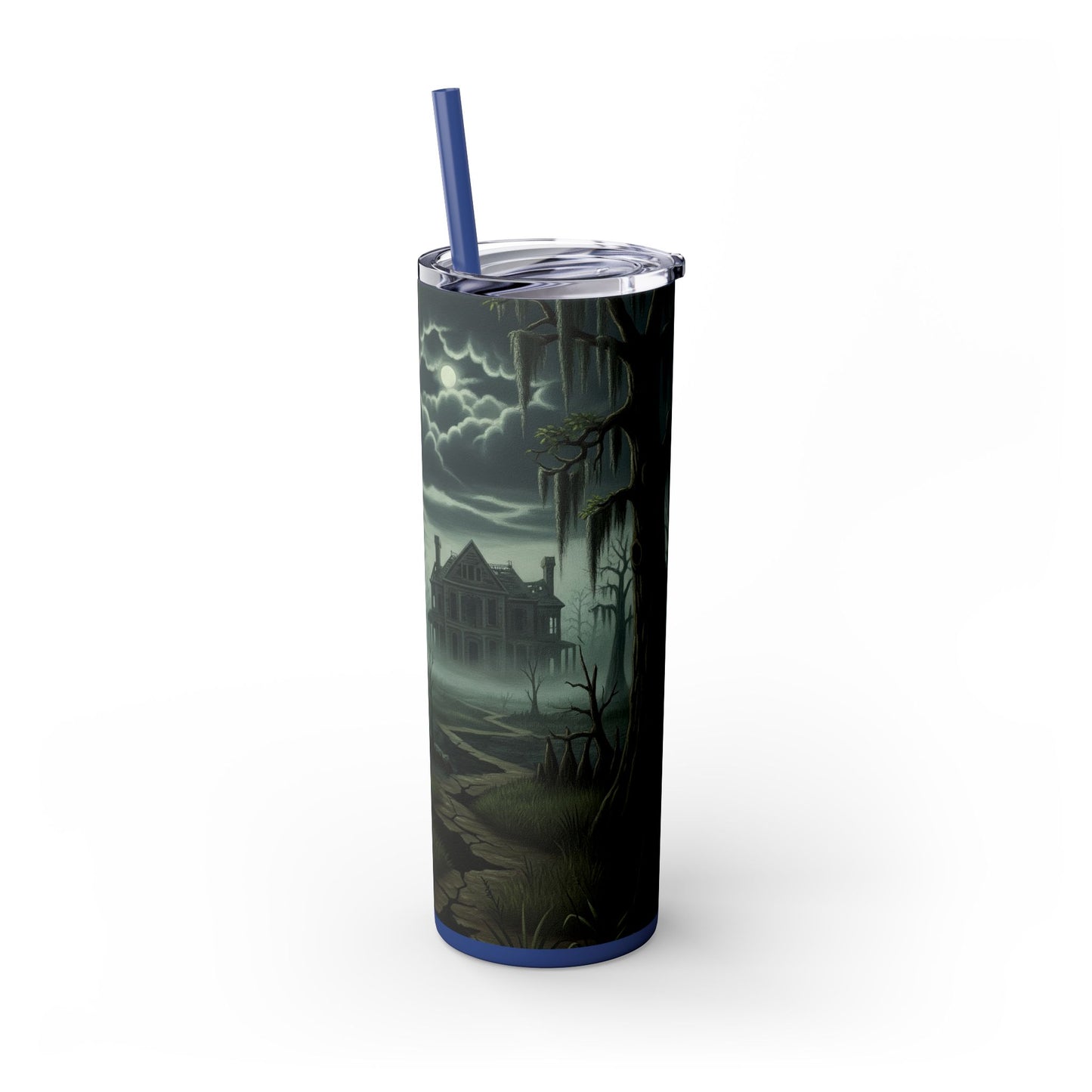 Bloodhound Skinny Tumbler with Straw, 20oz