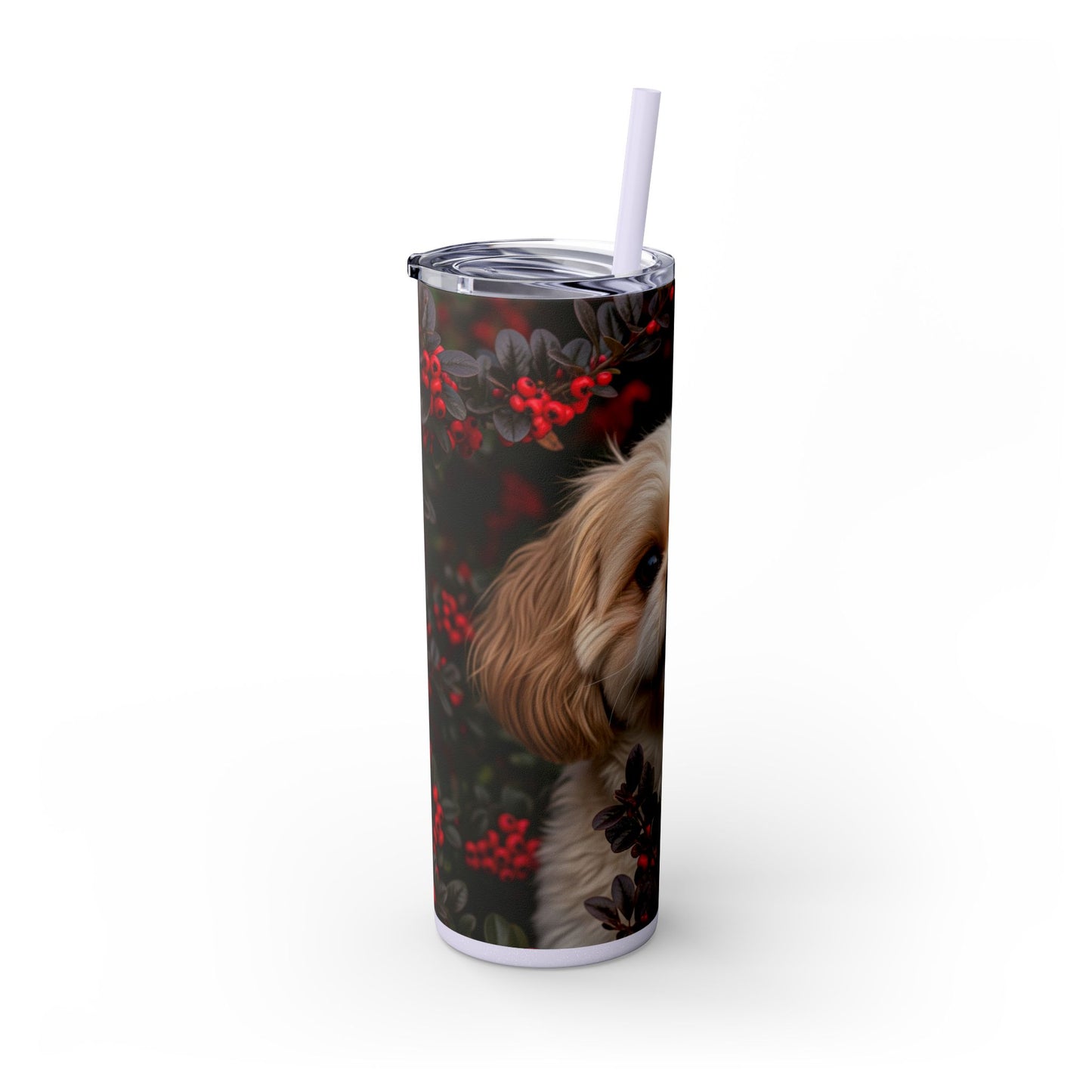 Pekapoo Tumbler with Straw, 20oz