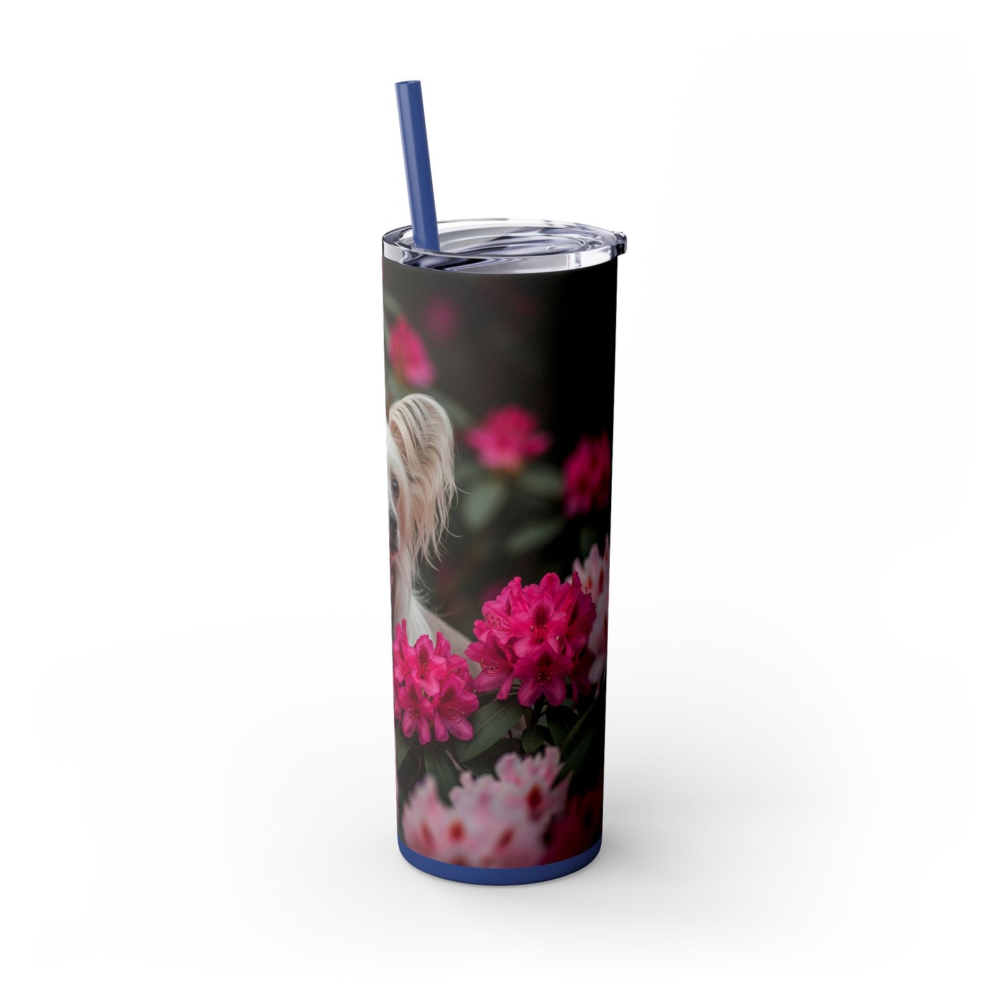 Skinny Tumbler with Straw – 20 oz Stainless Steel Cup