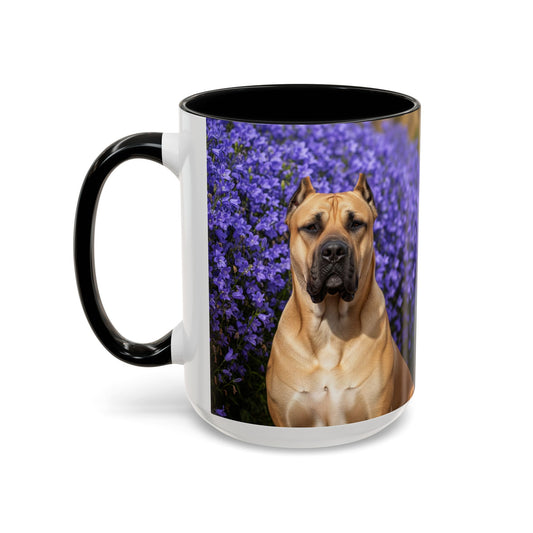 Taza con detalles de Presa Canario: el regalo perfecto para los amantes de los perros