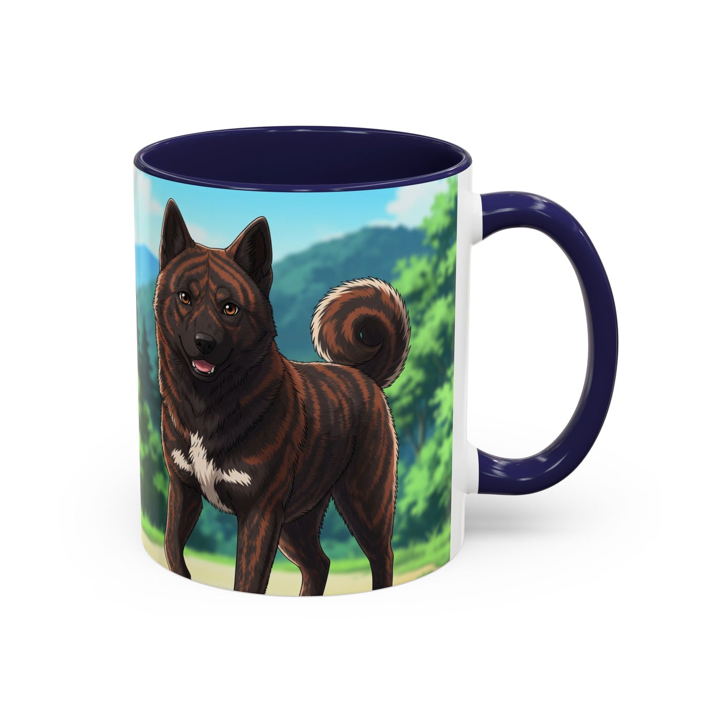 Mug à café Kai Ken Accent - Le cadeau idéal pour les amoureux des chiens