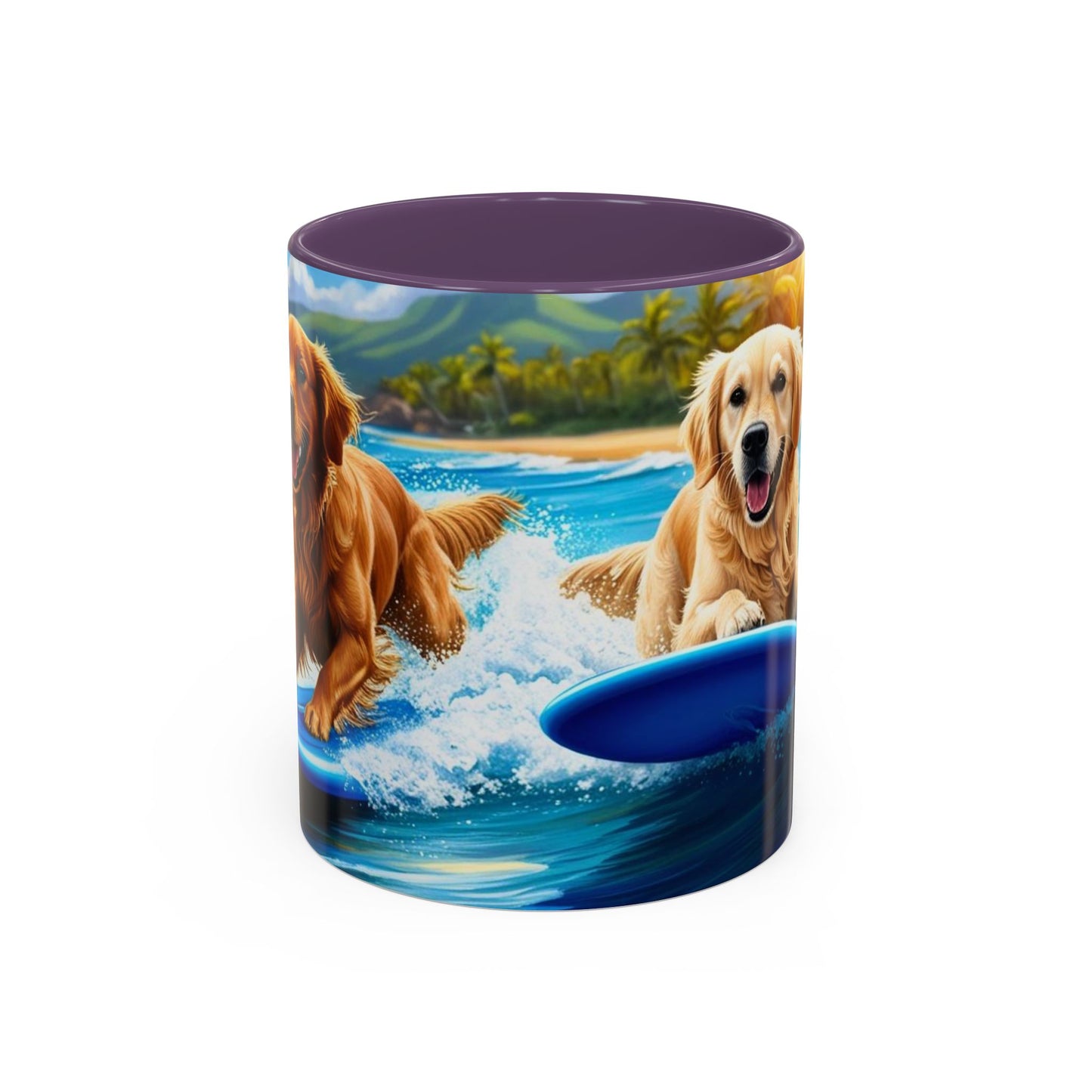 Taza de café con detalles de Surf Dogs: el regalo perfecto para los amantes de los perros