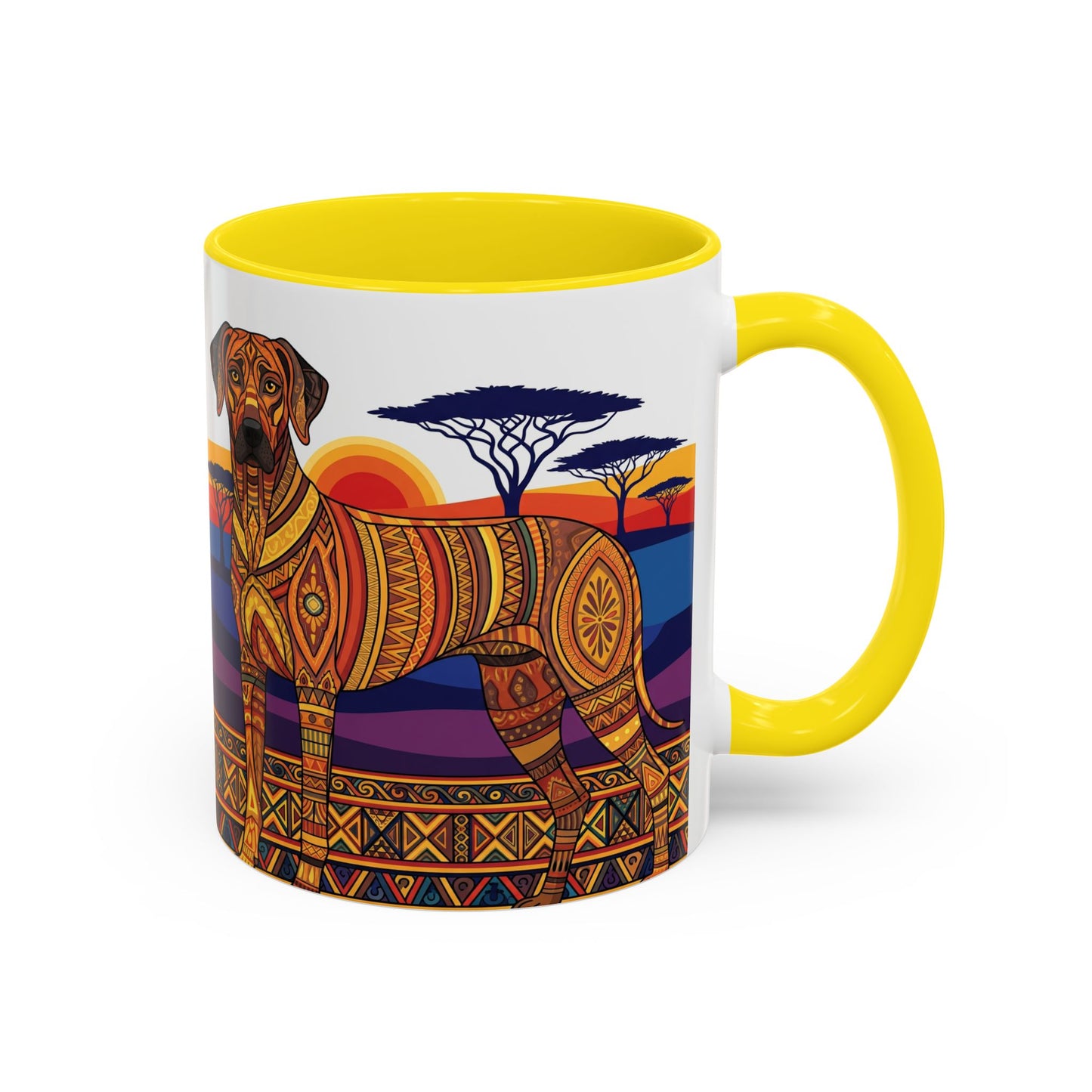 Taza de café con diseño de Rhodesian Ridgeback: el regalo perfecto para los amantes de los perros.