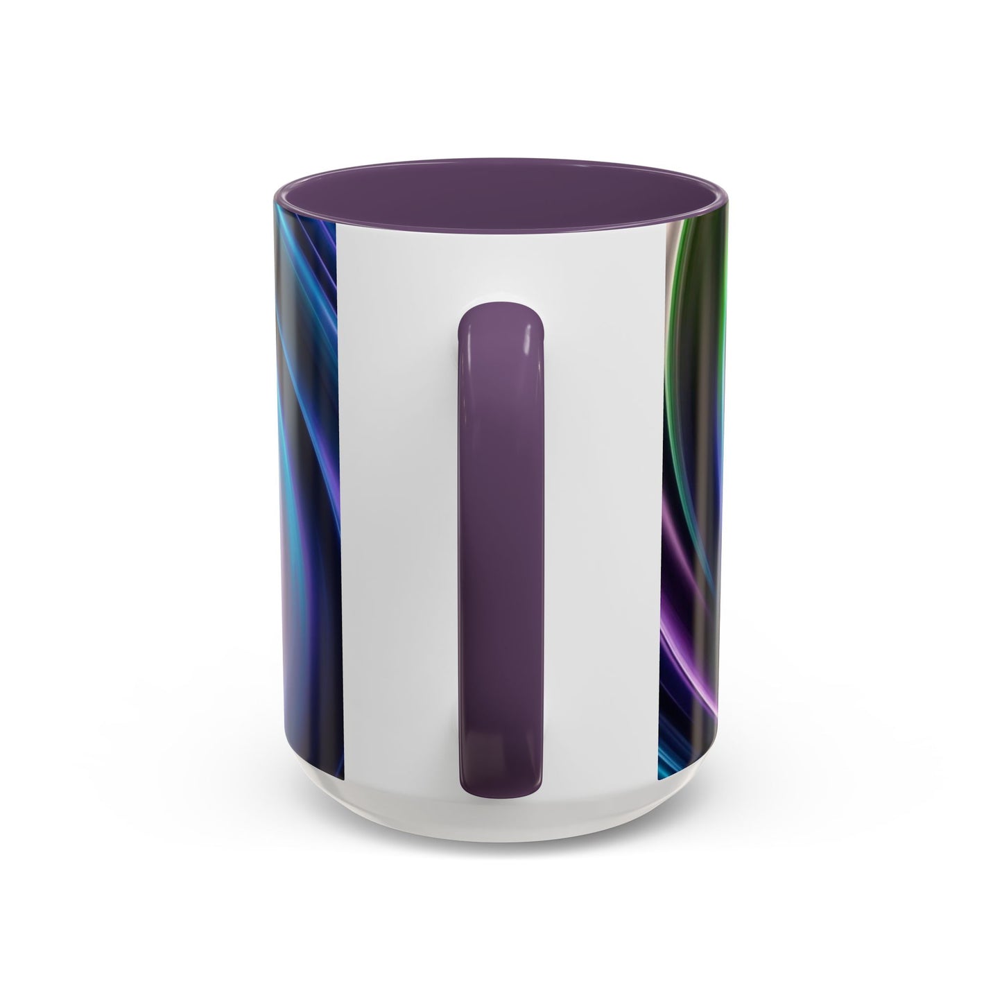 Optical Illusion Accent Mug – Ceramic Coffee Cup