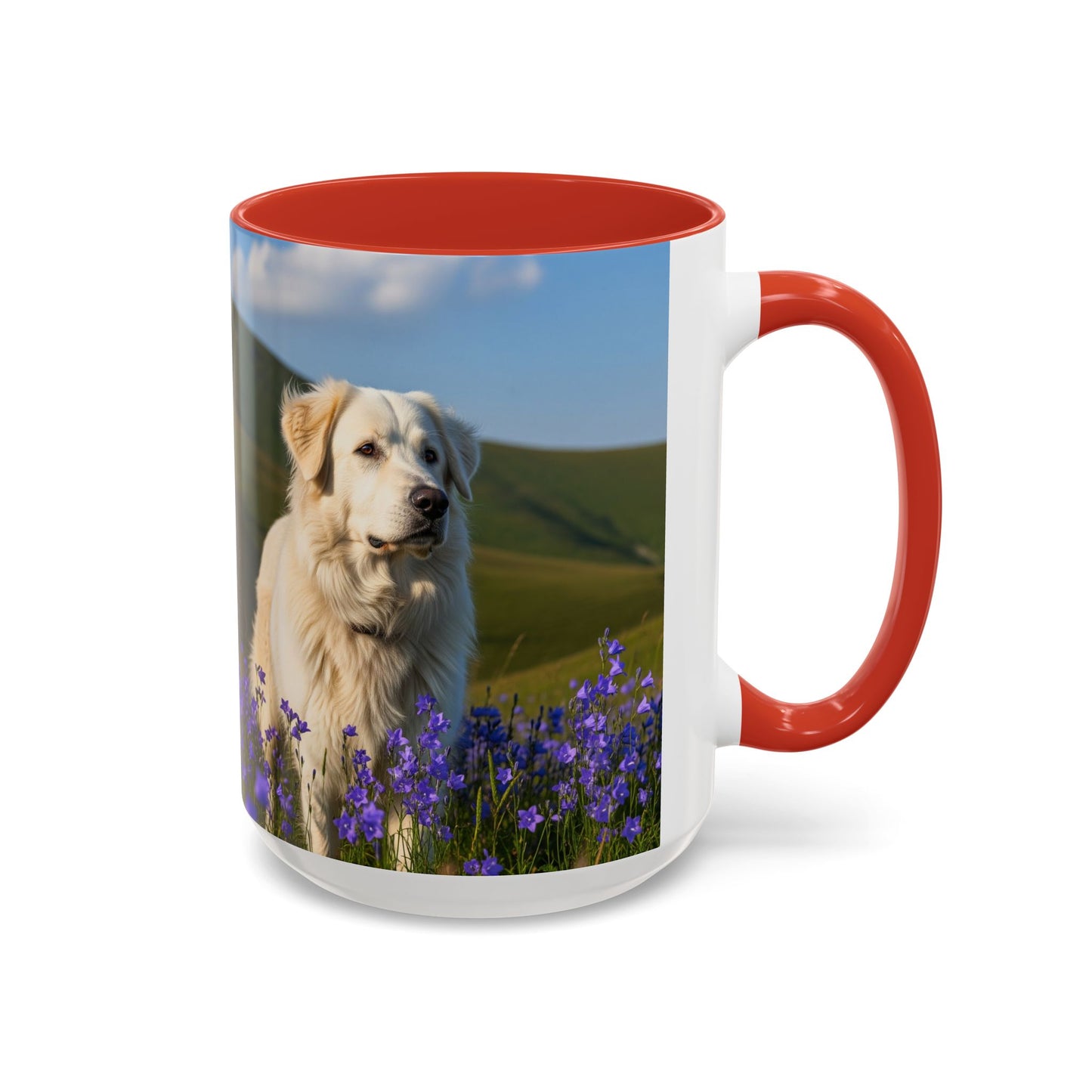 Mug à café avec motif Berger des Carpates roumain - Cadeau idéal pour les amoureux des chiens