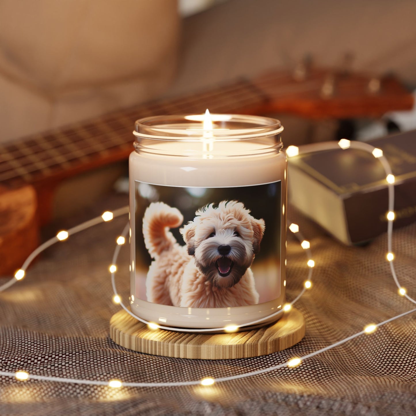 Soft Coated Wheaten Terrier- Scented Soy Candle, 9oz