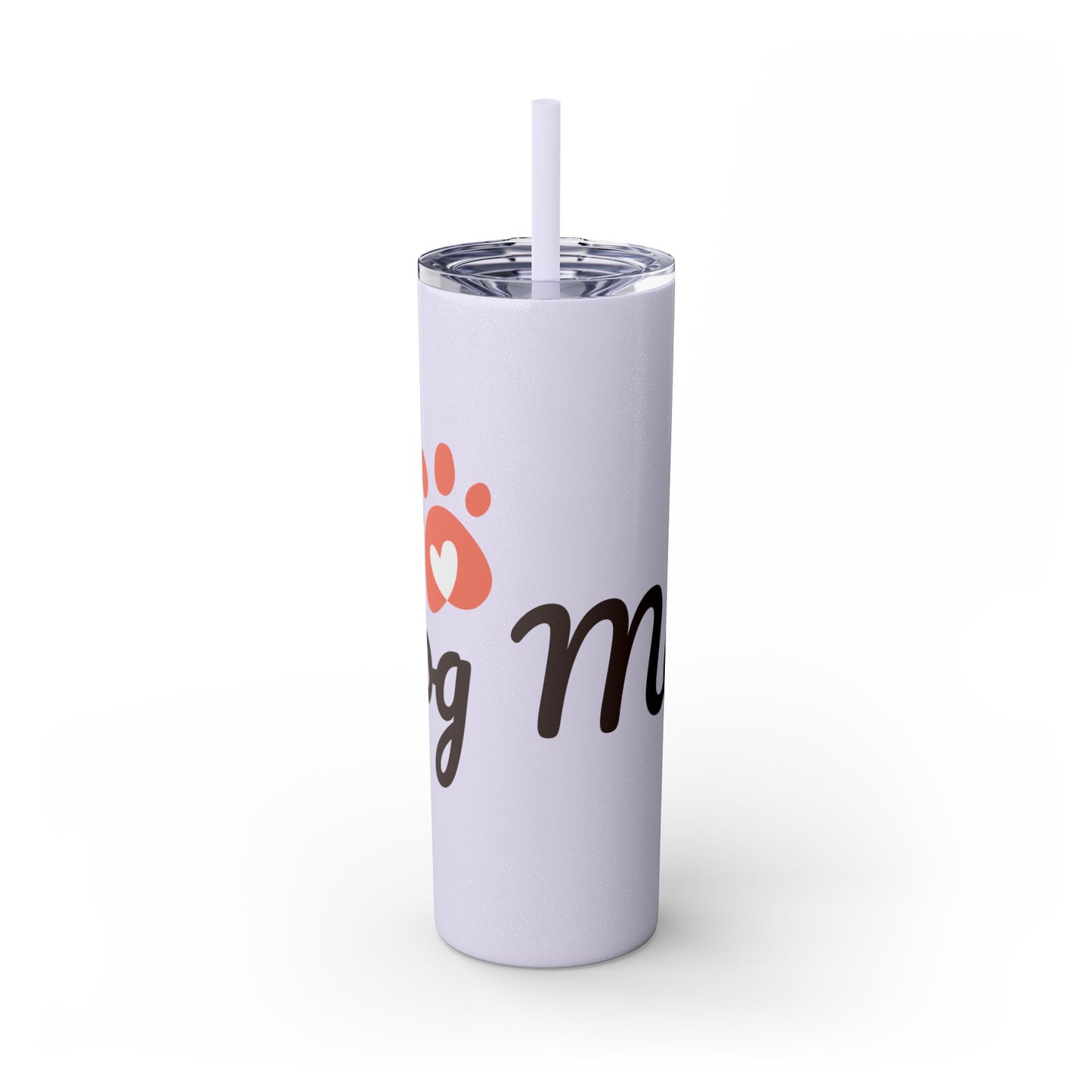 Skinny Tumbler with Straw – 20 oz Stainless Steel Cup