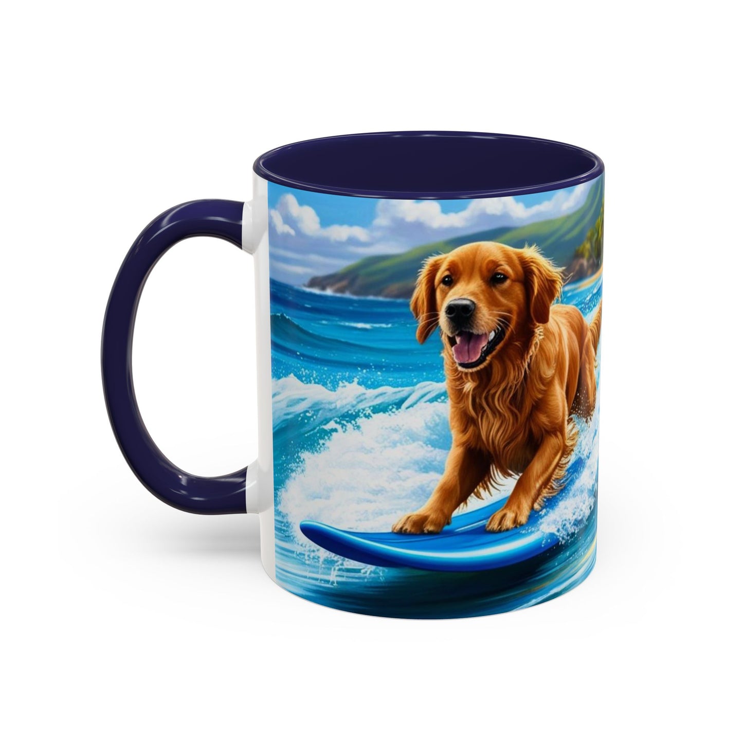 Taza de café con detalles de Surf Dogs: el regalo perfecto para los amantes de los perros