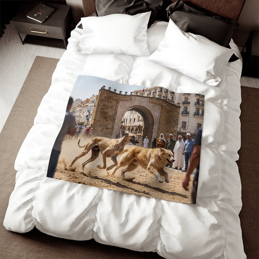 Sloughi and Aidi Blanket