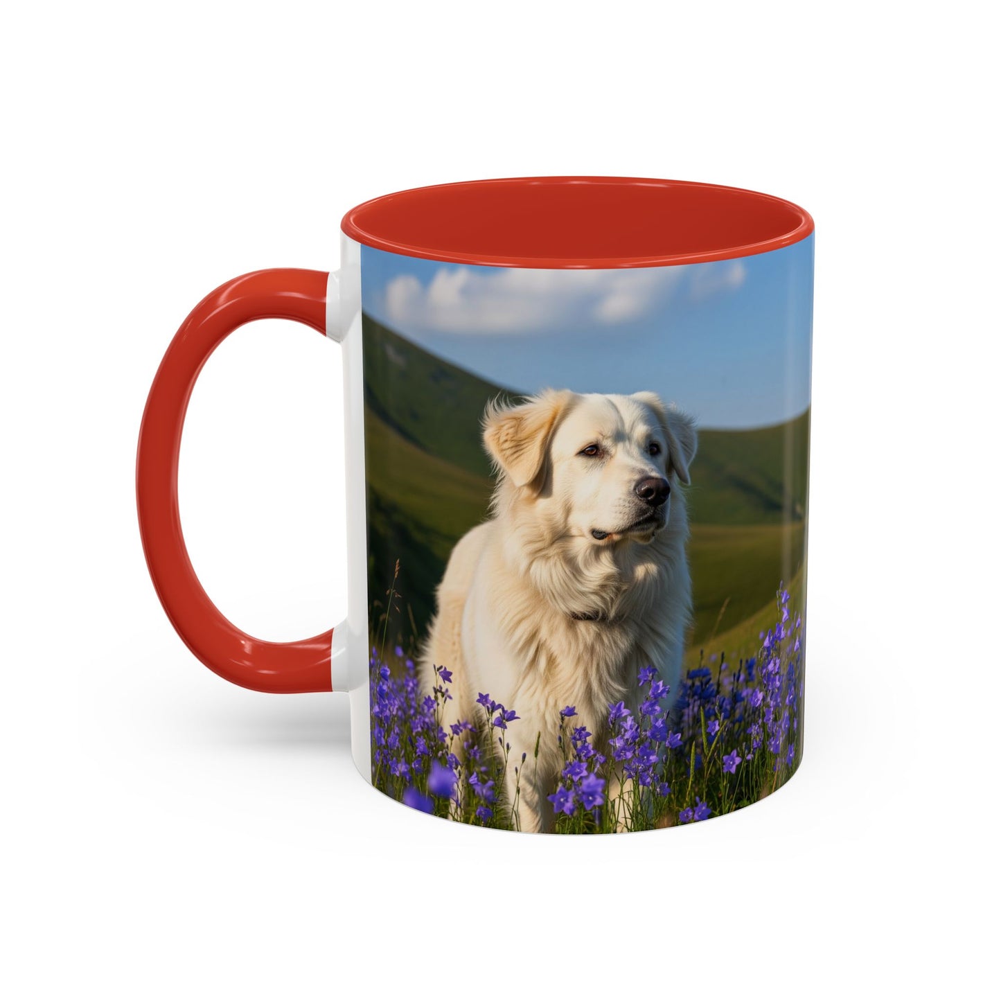 Mug à café avec motif Berger des Carpates roumain - Cadeau idéal pour les amoureux des chiens