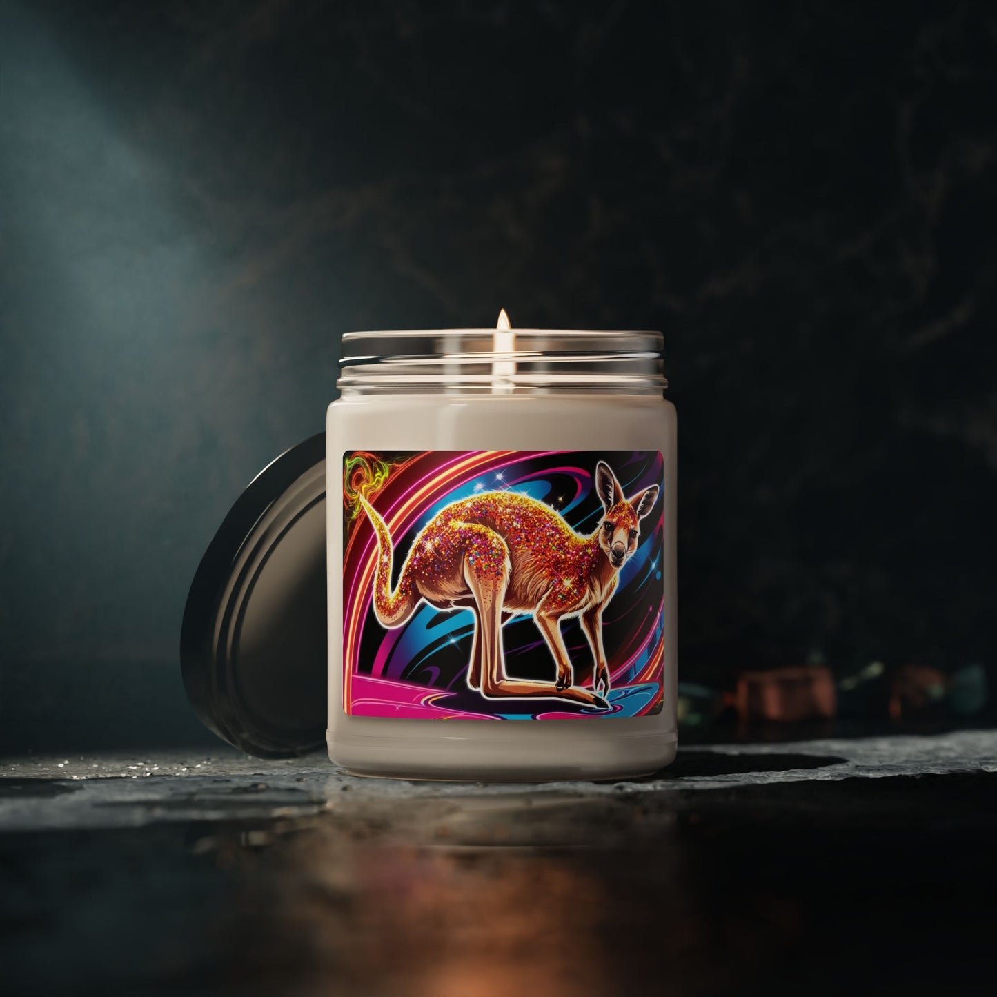 Psychedelic Kangaroo- Scented Soy Candle, 9oz