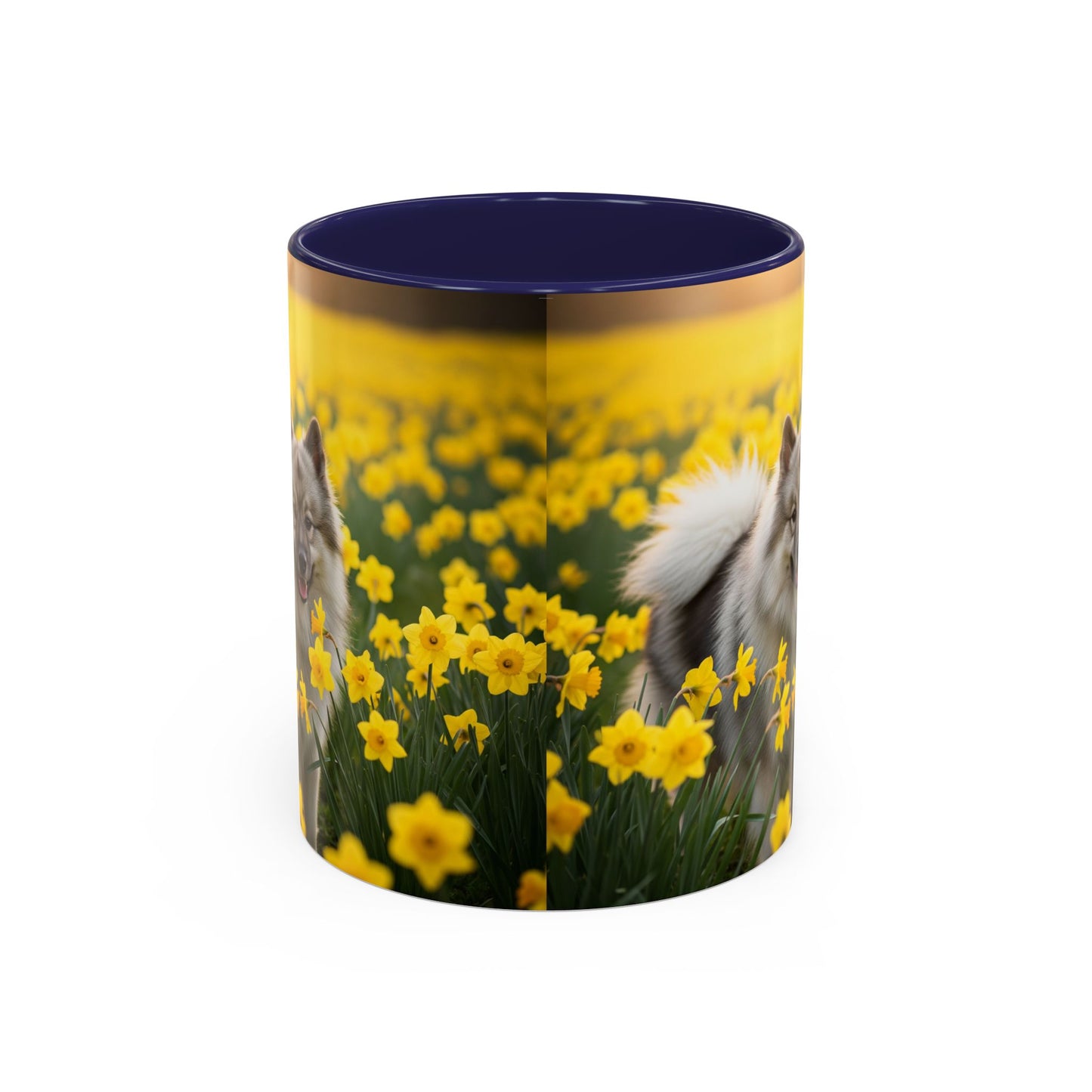 Taza con detalles de Keeshond: el regalo perfecto para los amantes de los perros