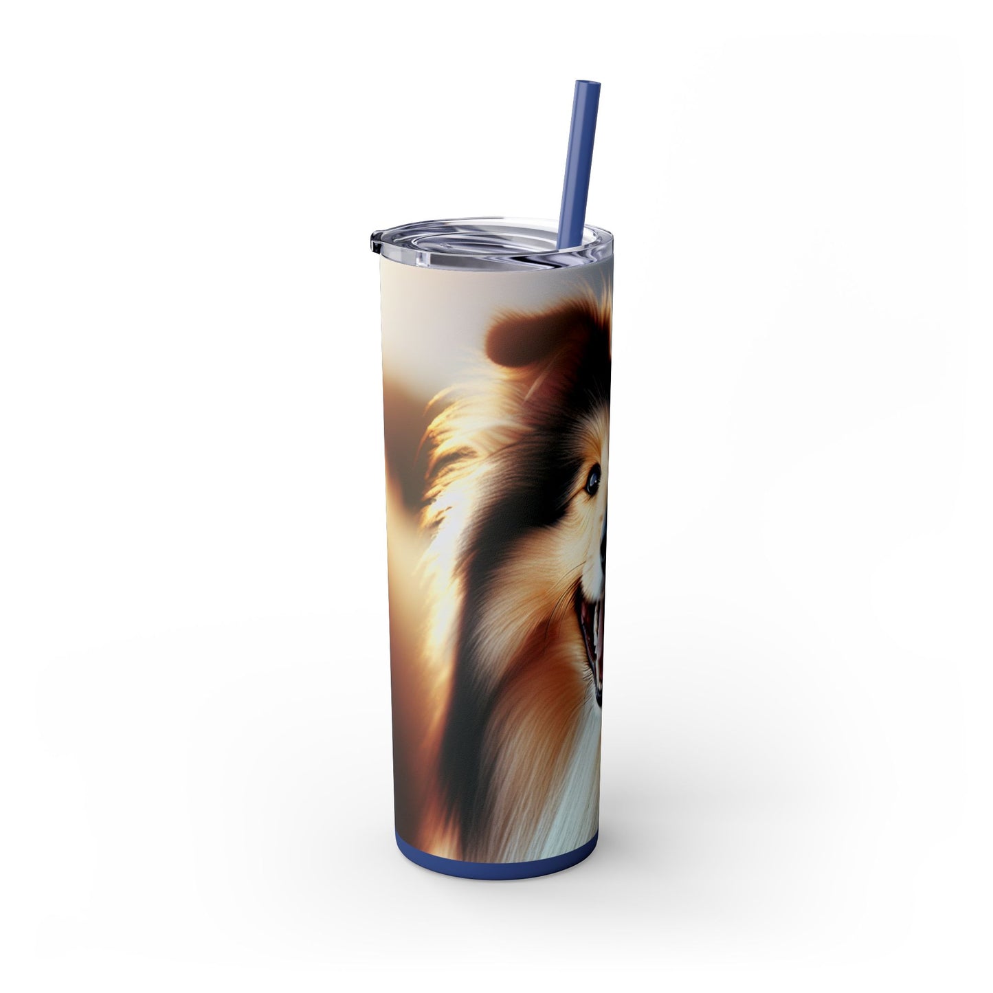 Vaso Collie con pajita, 20 oz