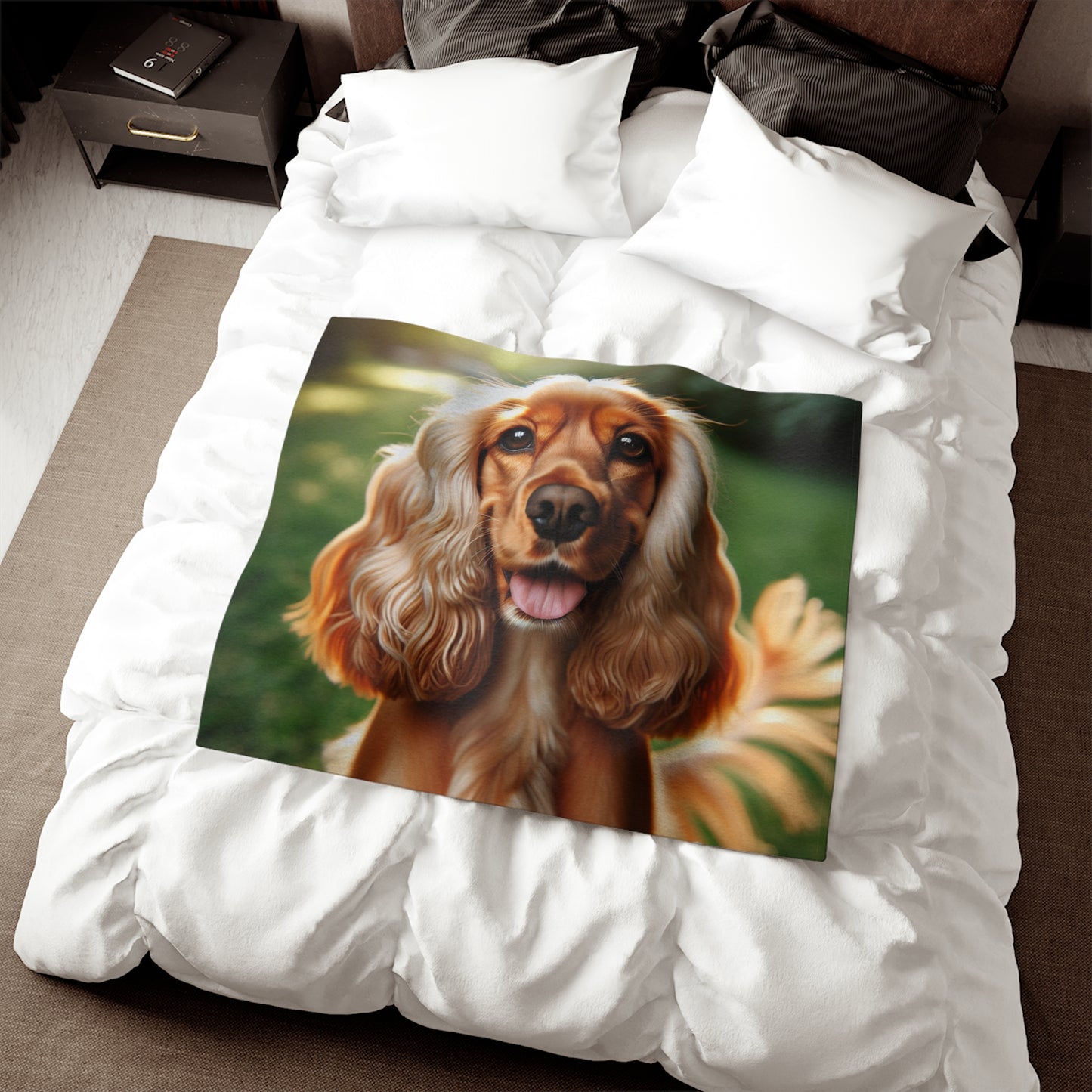 English Cocker Spaniel Sweatshirt Blanket
