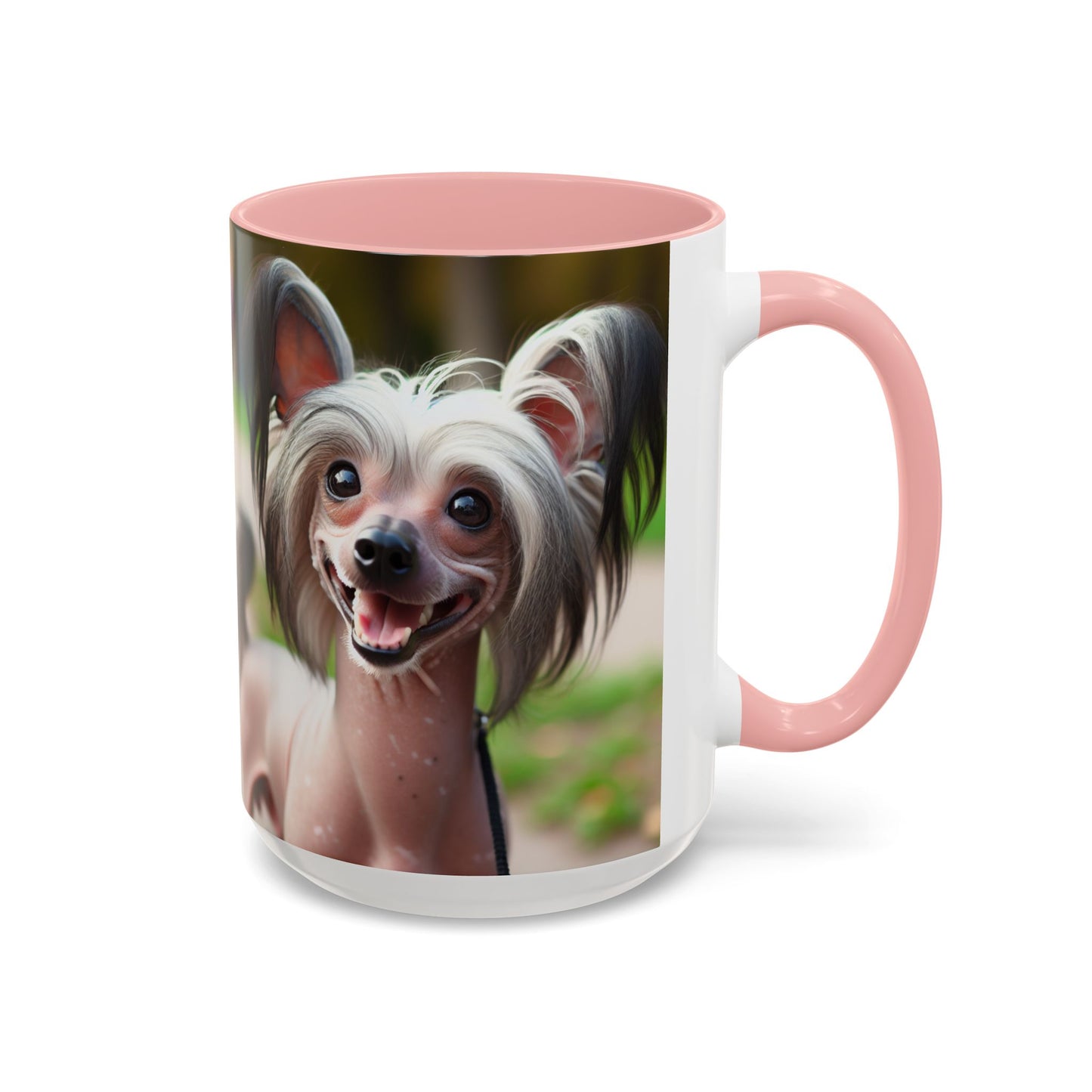 Chinese Crested Dog Accent Coffee Mug - Perfect Gift for Dog Lovers
