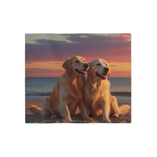 Golden Retriever Love Sweatshirt Blanket