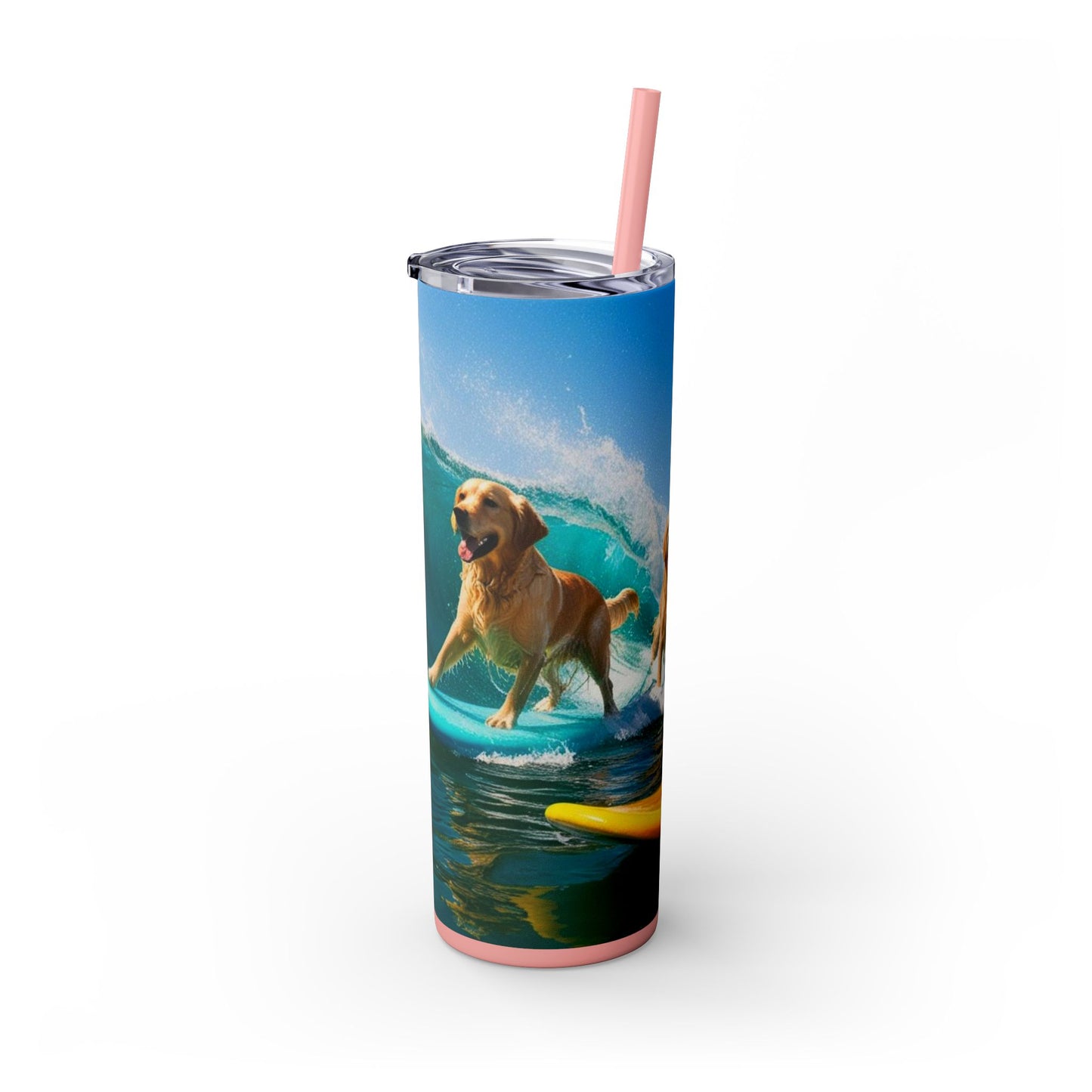 Surf Dogs Tumbler with Straw, 20oz