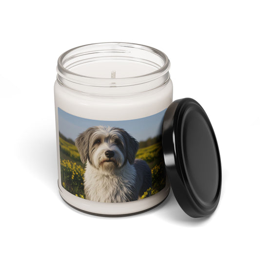 Polish Lowland Sheepdog- Scented Soy Candle, 9oz