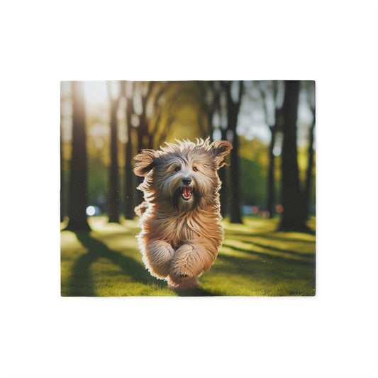 Polish Lowland Sheepdog Sweatshirt Blanket