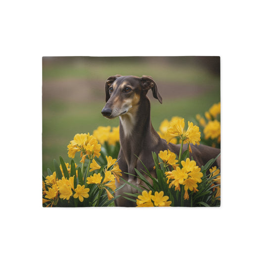 Sloughi Sweatshirt Blanket