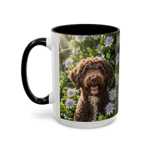 Spanish Water Dog Accent Coffee Mug - Perfect Gift for Dog Lovers