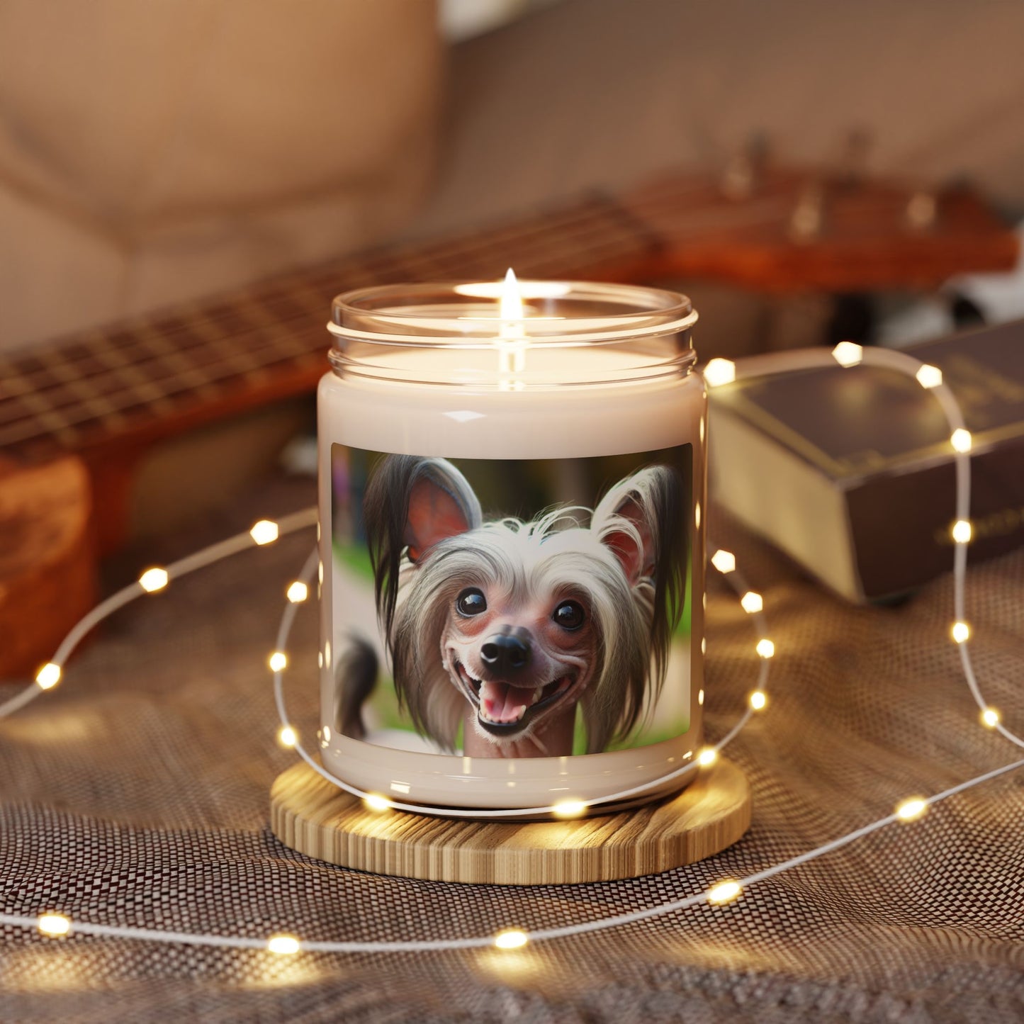 Chinese Crested Dog- Scented Soy Candle, 9oz