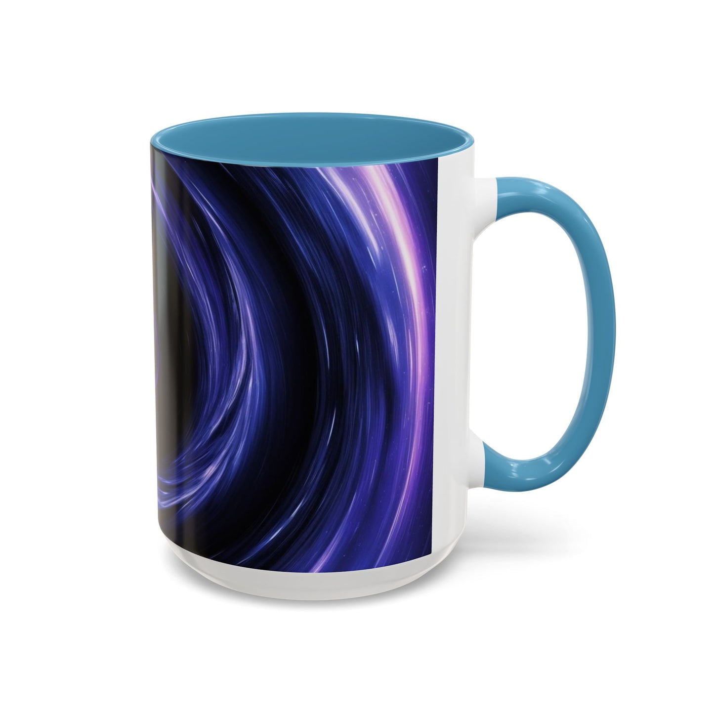 Optical Illusion Accent Mug – Ceramic Coffee Cup