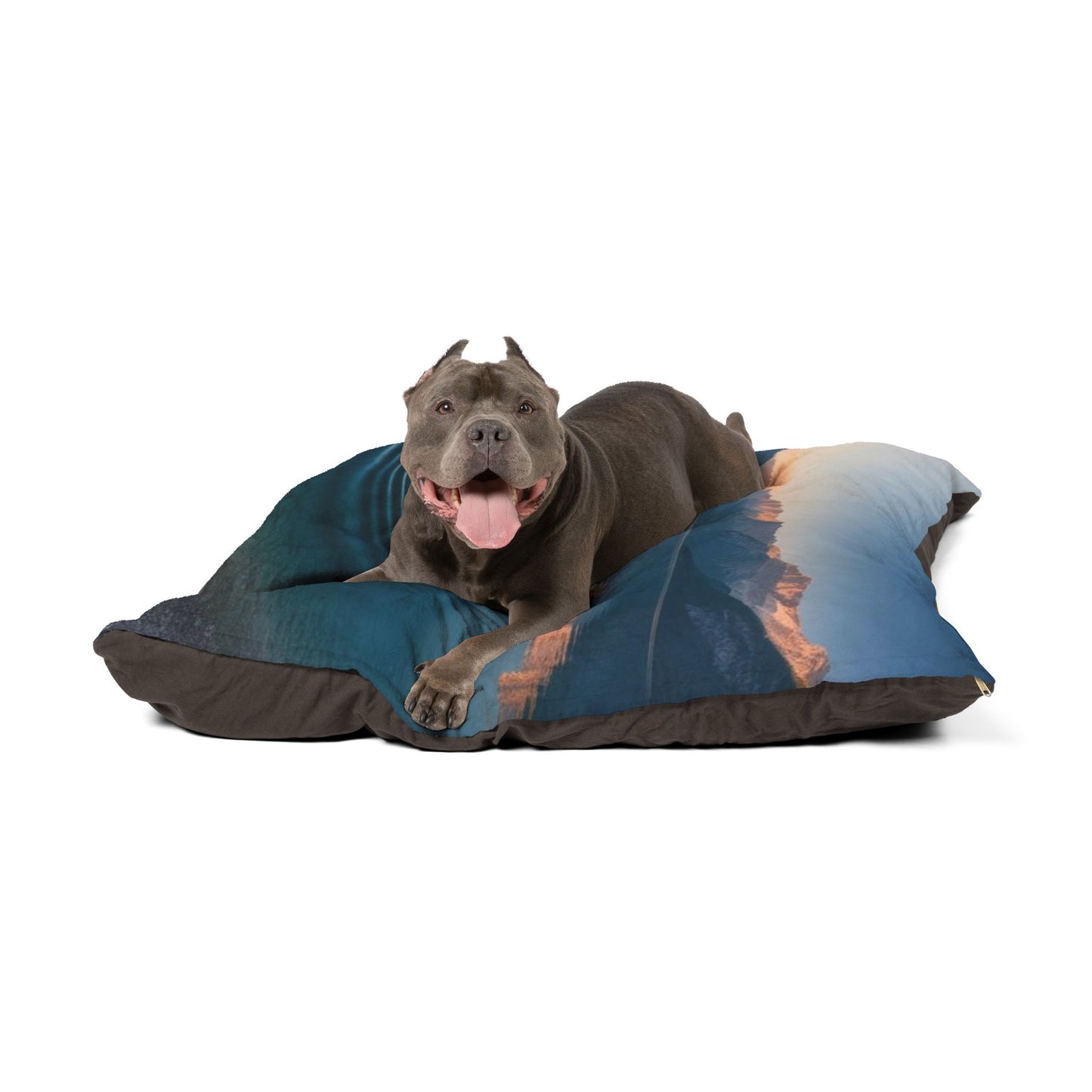 Ripple in a Mountain Lake Pet Bed