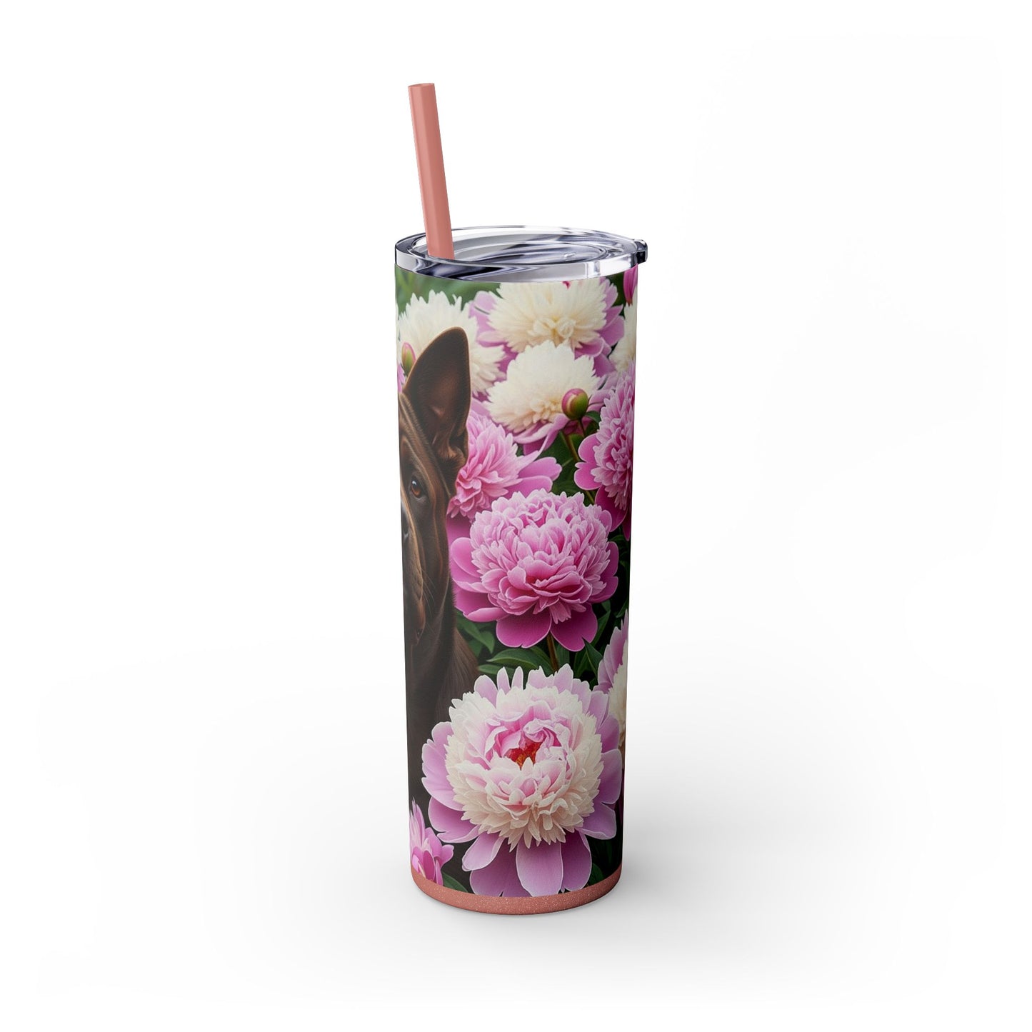 Gobelet isotherme de Chongqing (Chine) avec paille, 590 ml (20 oz).