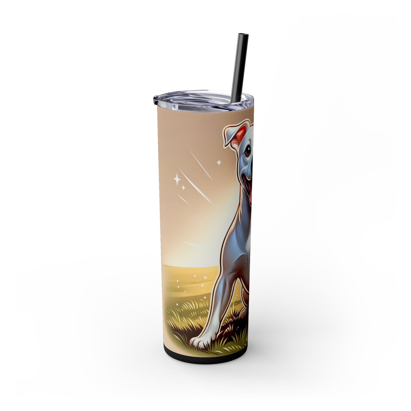 Gull Terrier Tumbler with Straw, 20oz