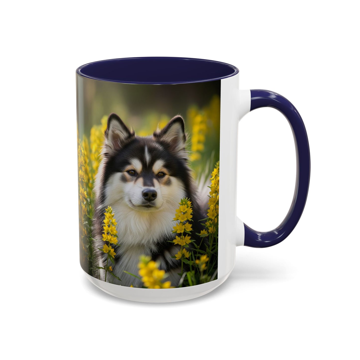 Taza con diseño de perro lapón sueco: el regalo perfecto para los amantes de los perros.