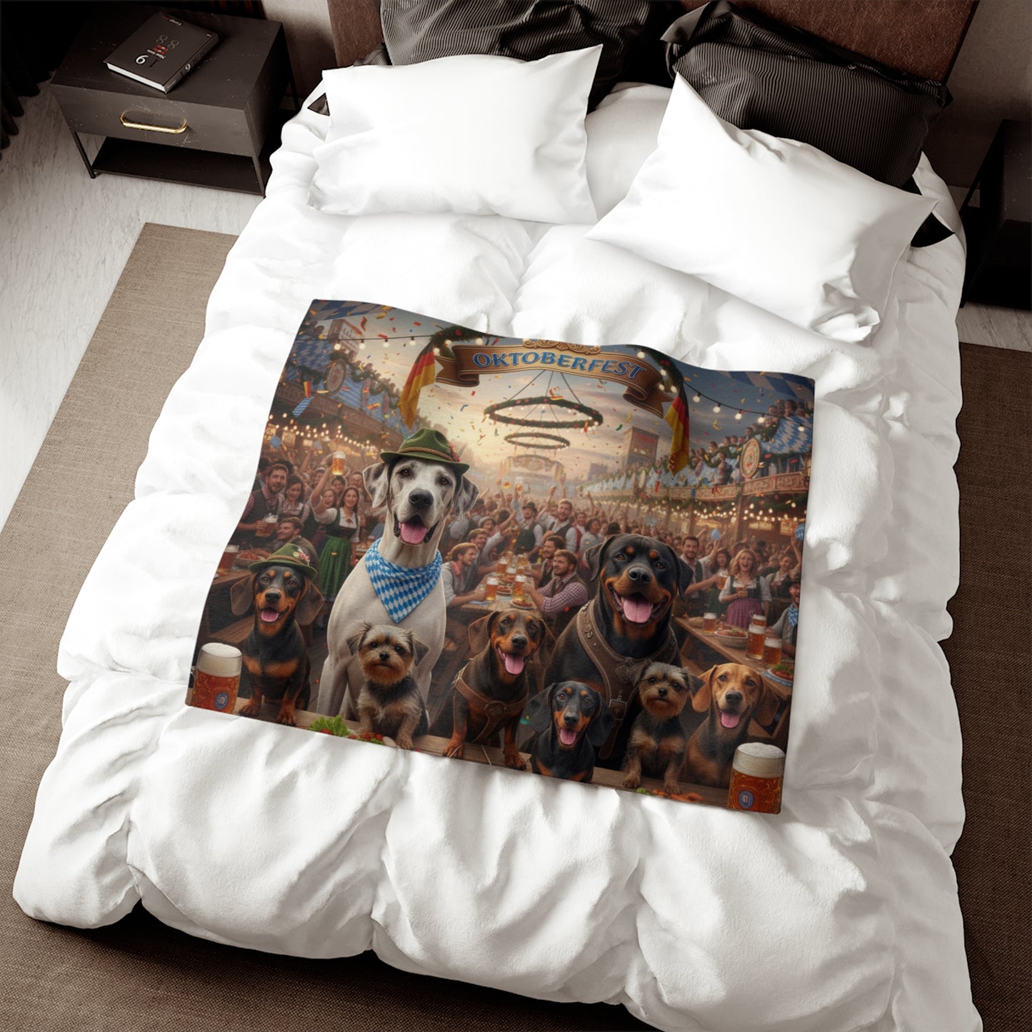 Oktoberfest Dogs Blanket