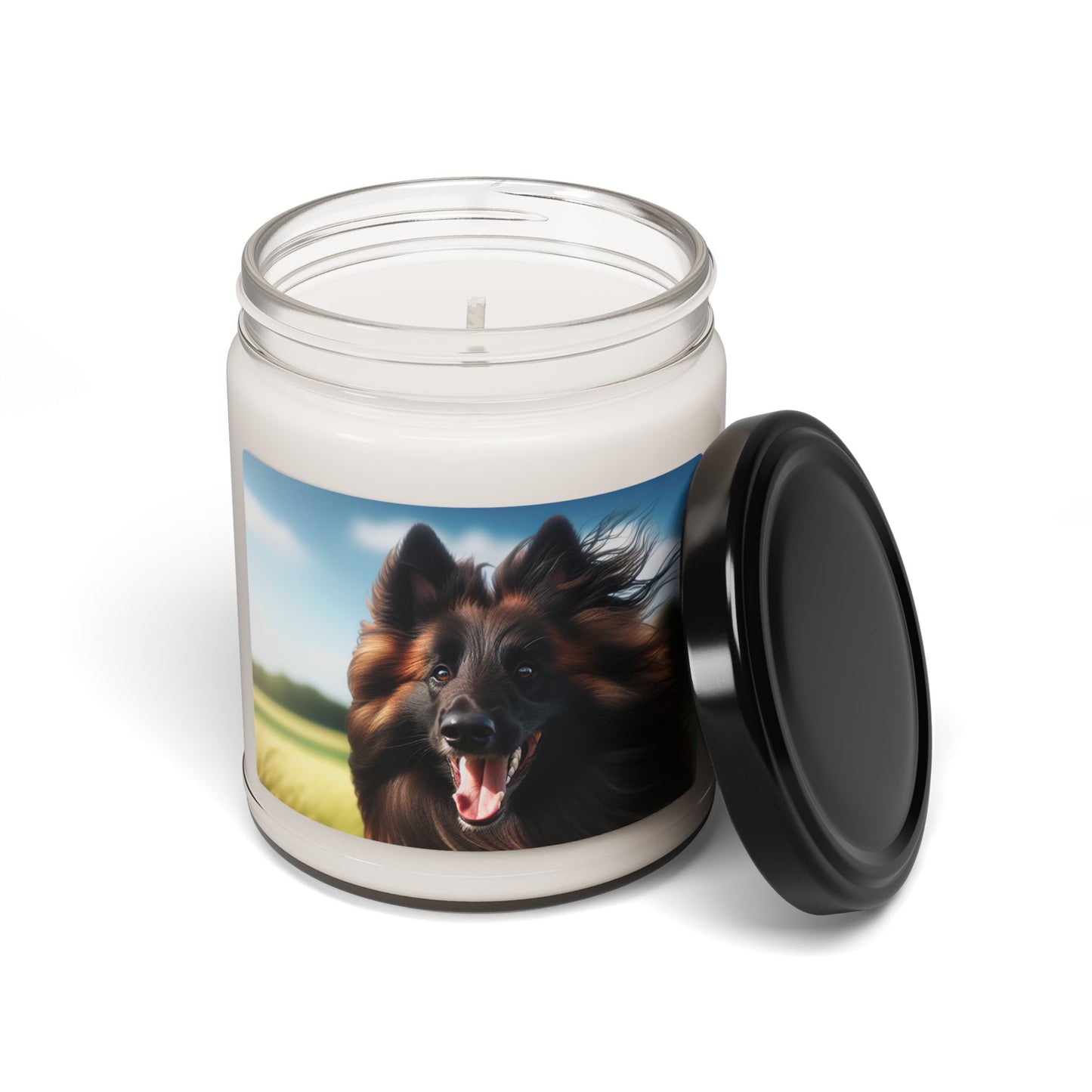 Belgian Shepherd Dog Tervuren- Scented Soy Candle, 9oz