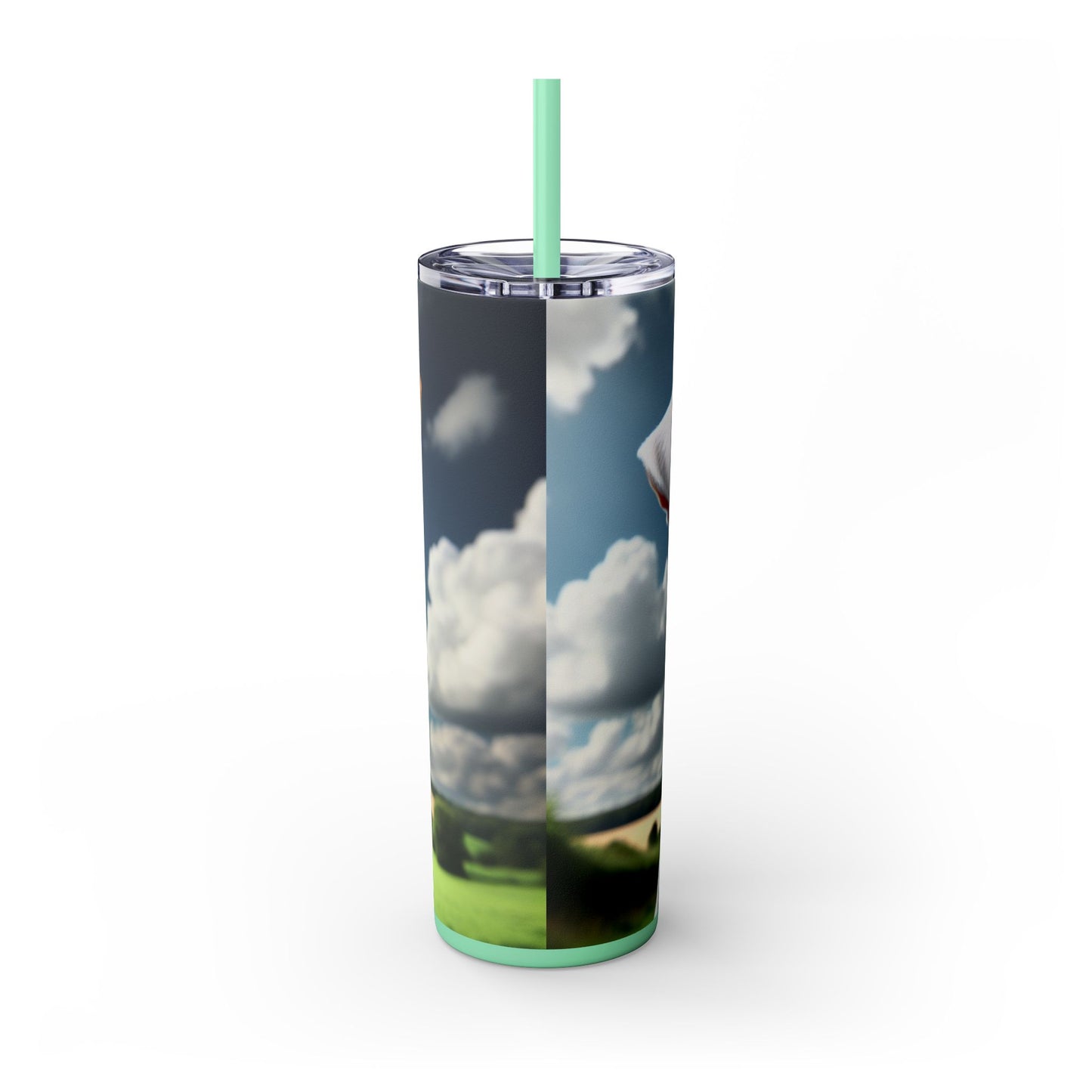 Smooth Fox Terrier Tumbler with Straw, 20oz