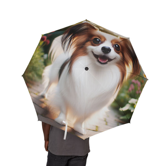 Papillon Semi-Automatic Foldable Umbrella