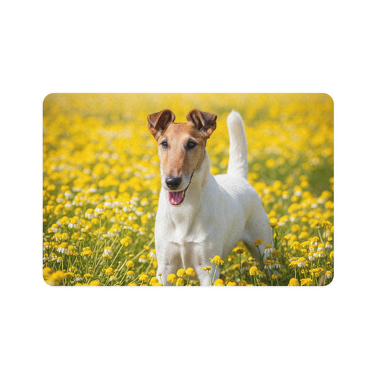 Pet Food Mat (12x18) - Smooth Fox Terrier