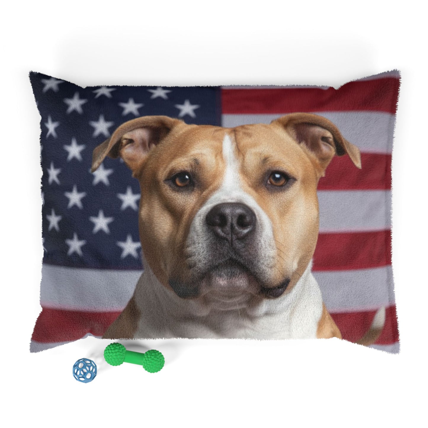 American Bully Patriotic Pet Bed