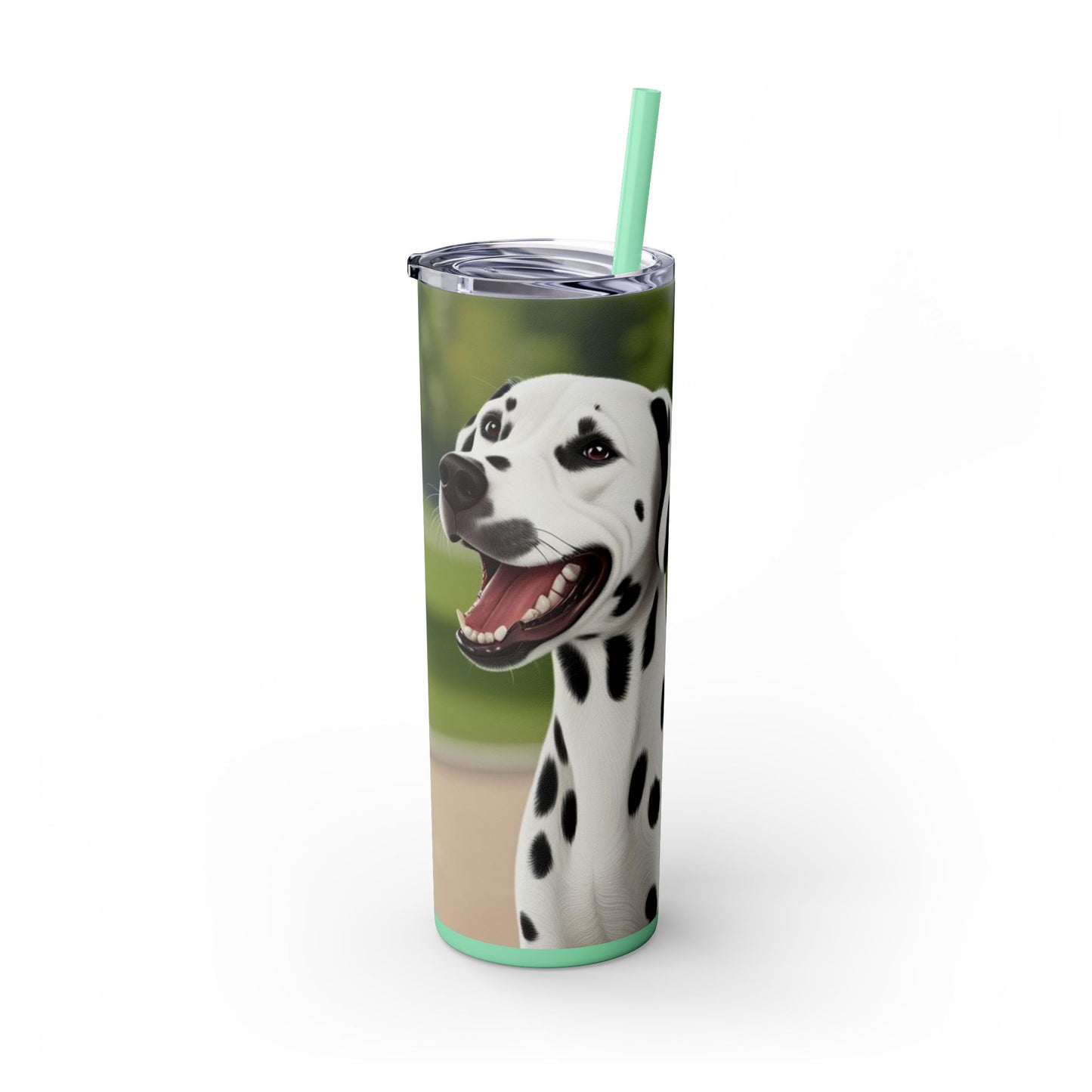 Skinny Tumbler with Straw – 20 oz Stainless Steel Cup