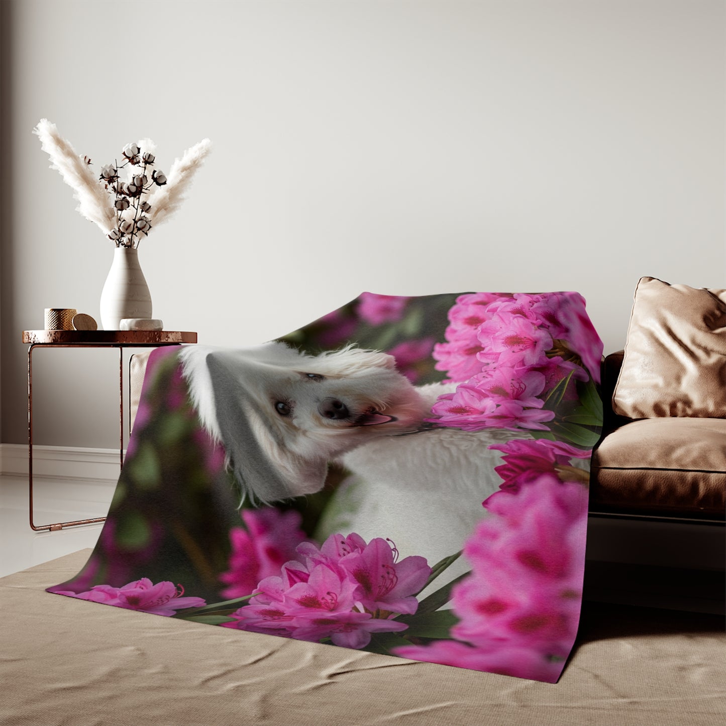 Bichon Frise Sweatshirt Blanket