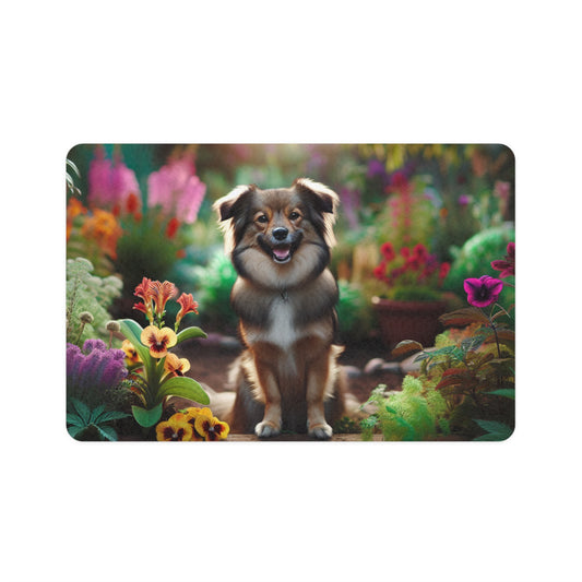 Pet Food Mat (12x18) - Peruvian Inca Orchid