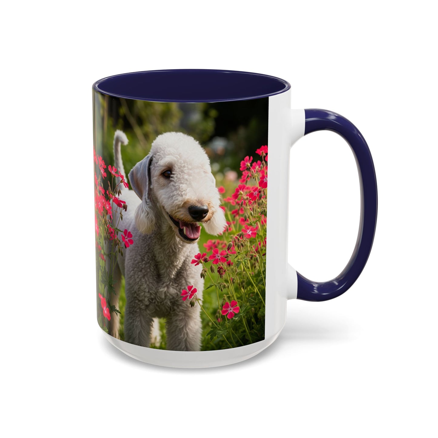 Bedlington Terrier Accent Coffee Mug - Perfect Gift for Dog Lovers