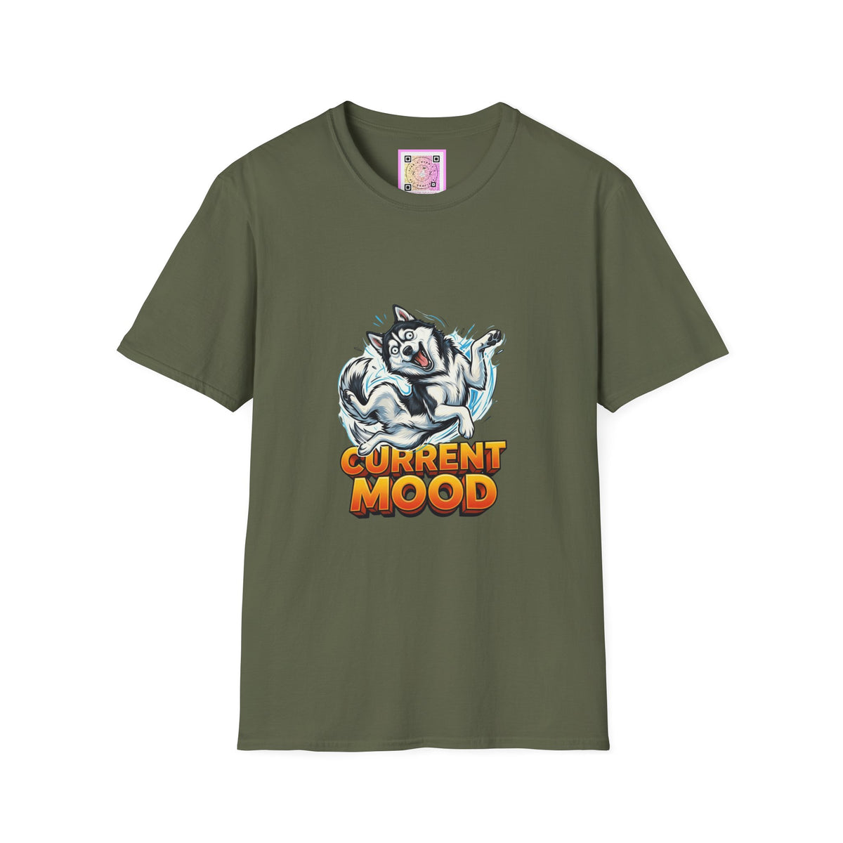 Siberian Husky Current Mood Tee Shirt