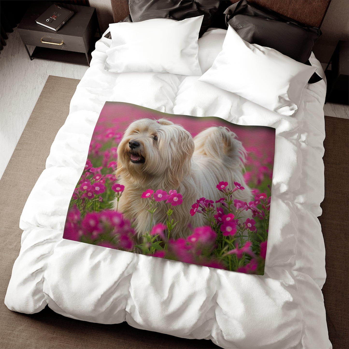 Tibetan Terrier Sweatshirt Blanket