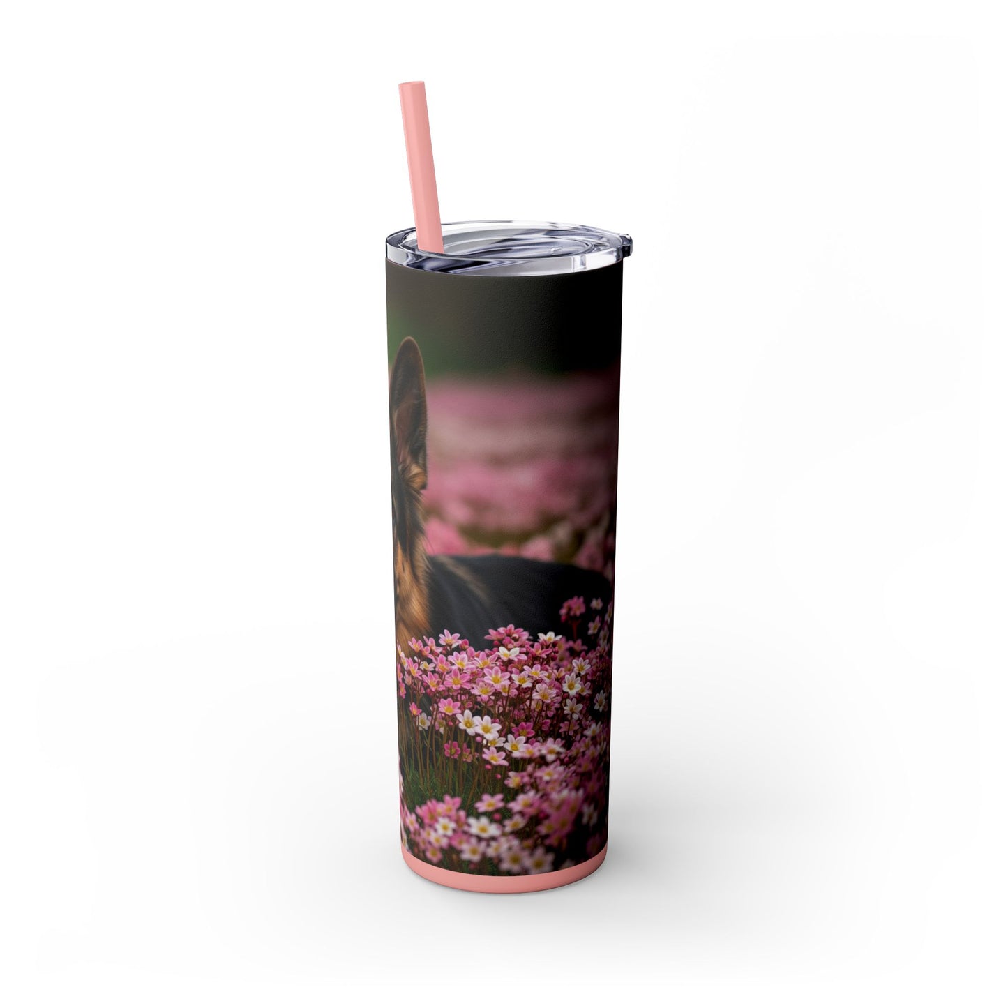 German Shepherd Tumbler with Straw, 20oz