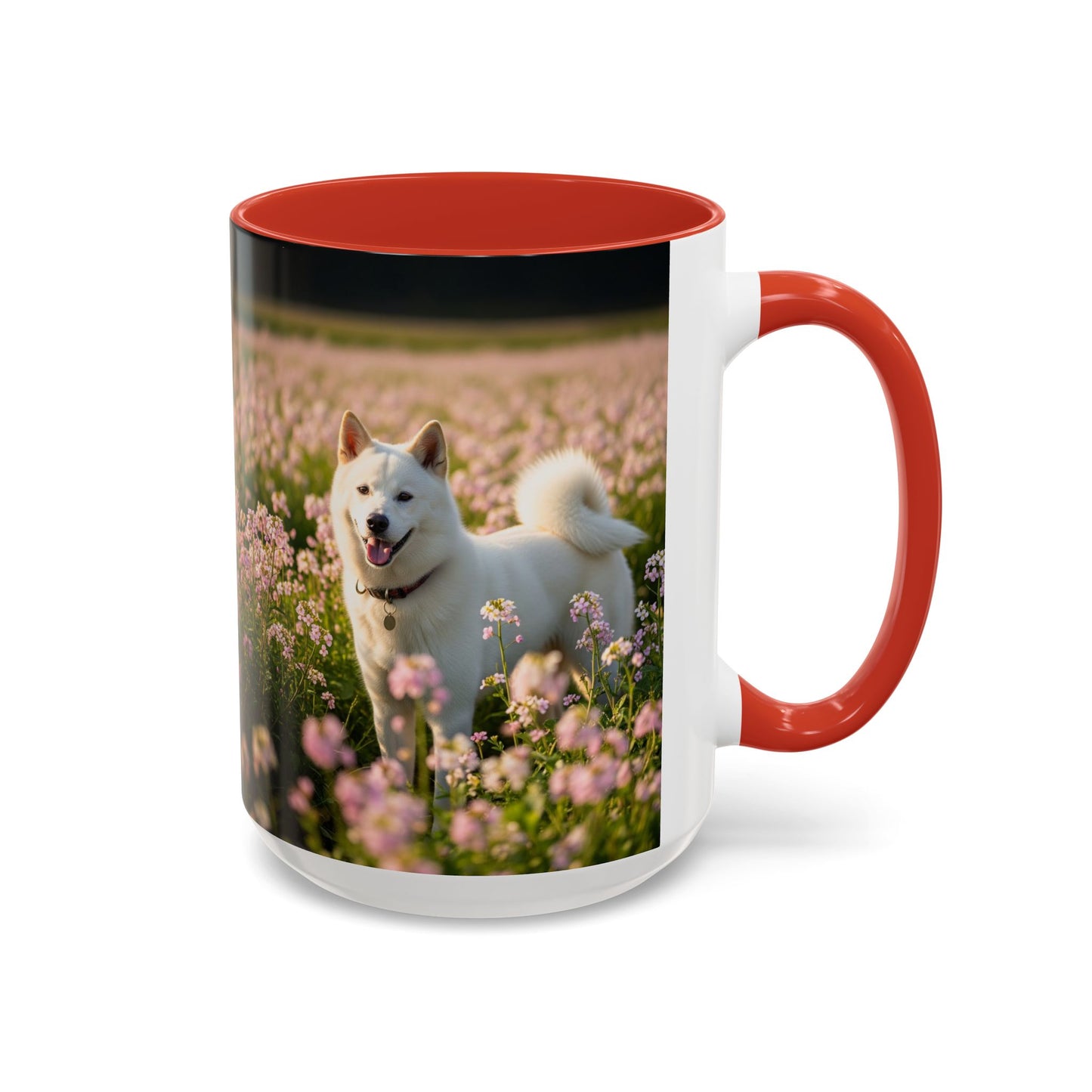 Mug Kishu Ken Accent Coffee - Cadeau idéal pour les amoureux des chiens