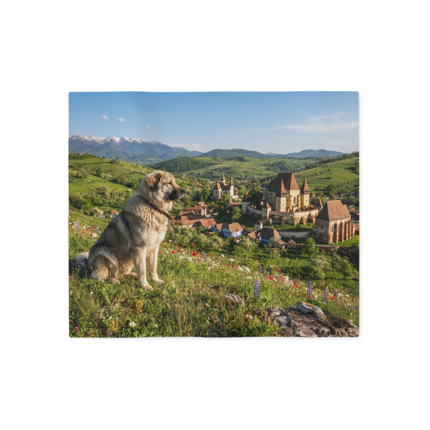 Romanian Carpathian Shepherd Dog Blanket
