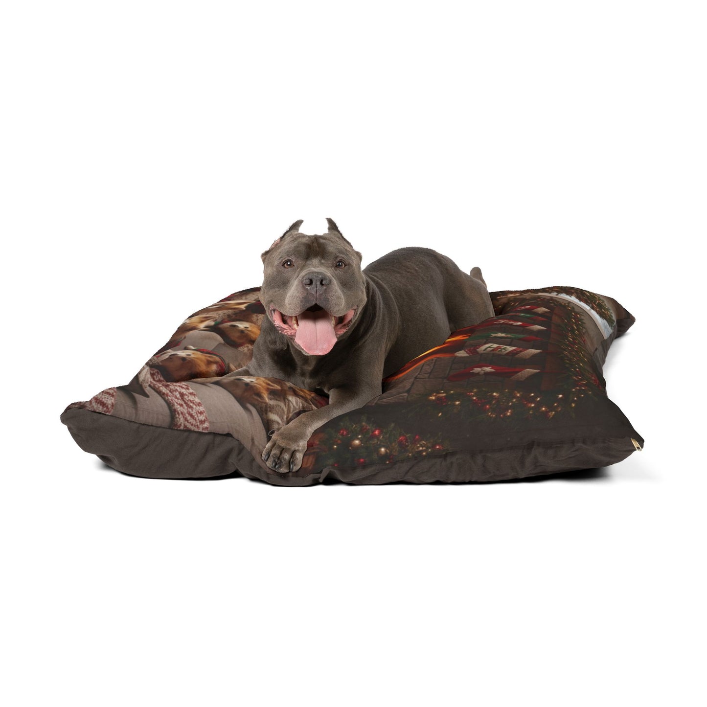 Icelandic Sheepdogs Holiday Fireplace Dog Bed