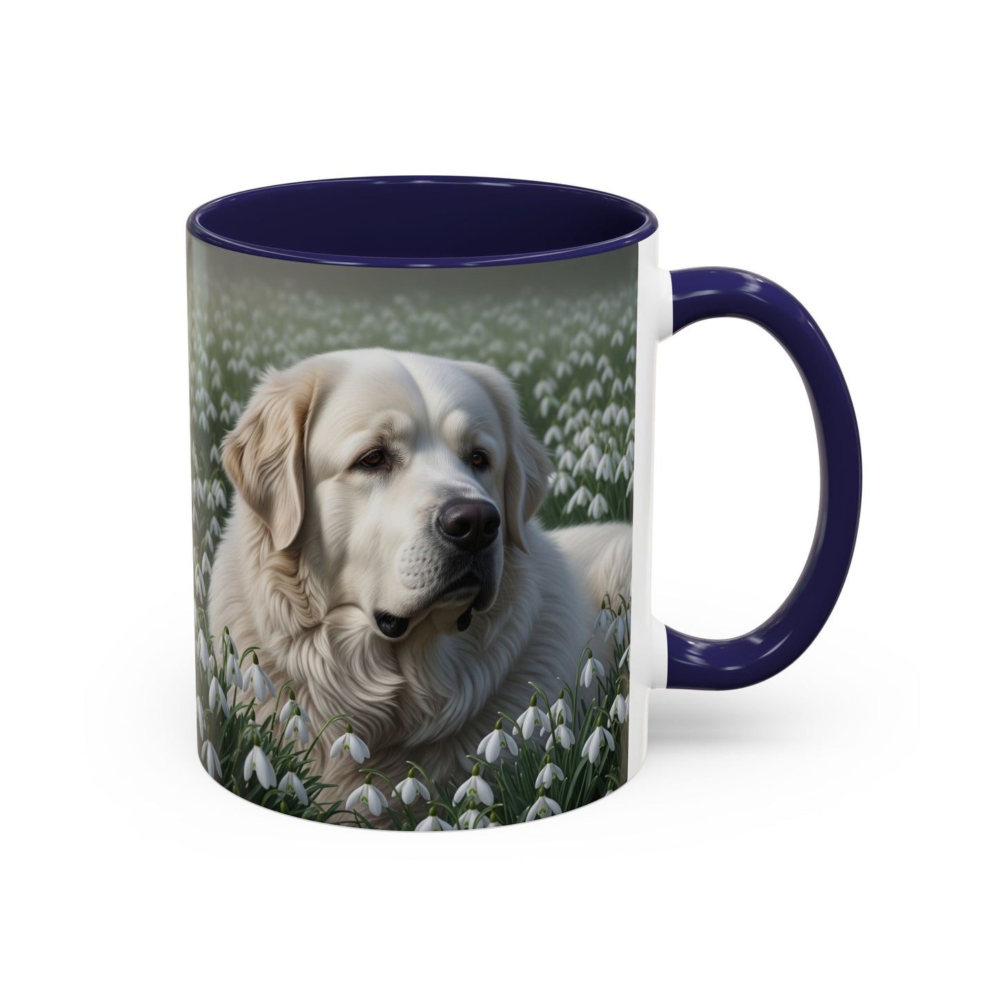Mug à café avec motif de mastiff des Pyrénées - Cadeau idéal pour les amoureux des chiens
